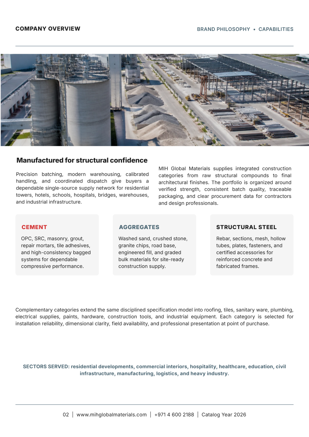 Free Building Material Catalog Template to Edit Online