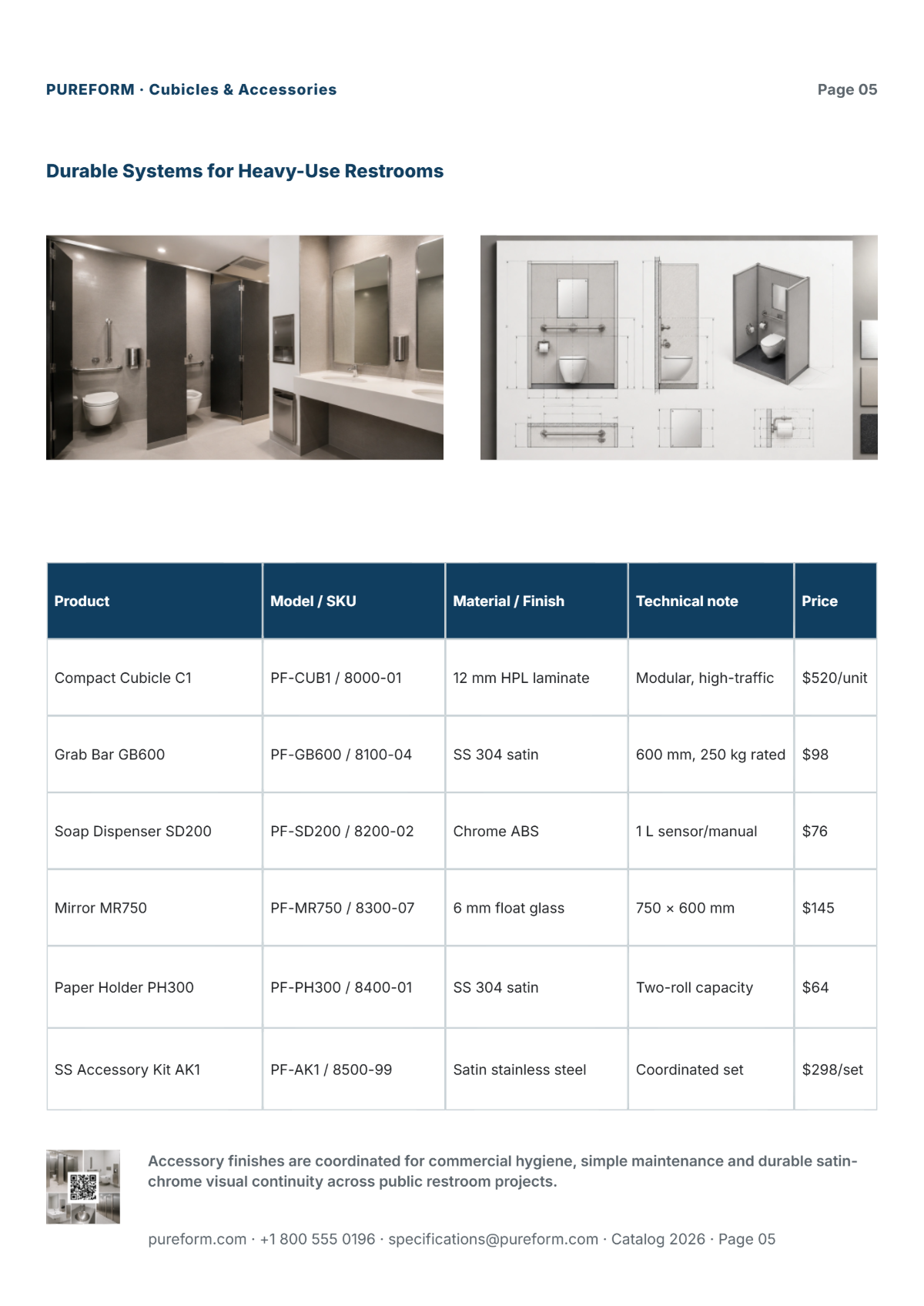 Free Sanitary Product Catalog Template to Edit Online