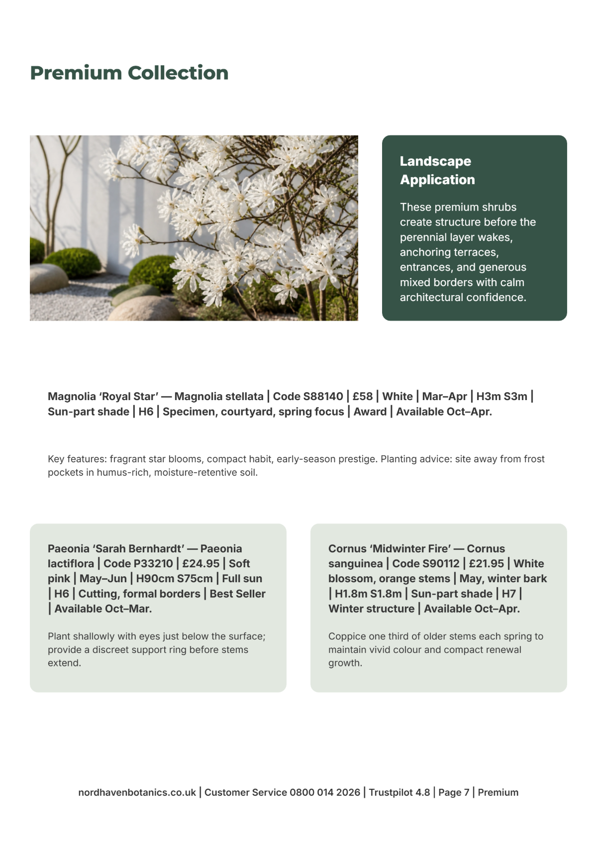 Free Garden Catalog Template to Edit Online