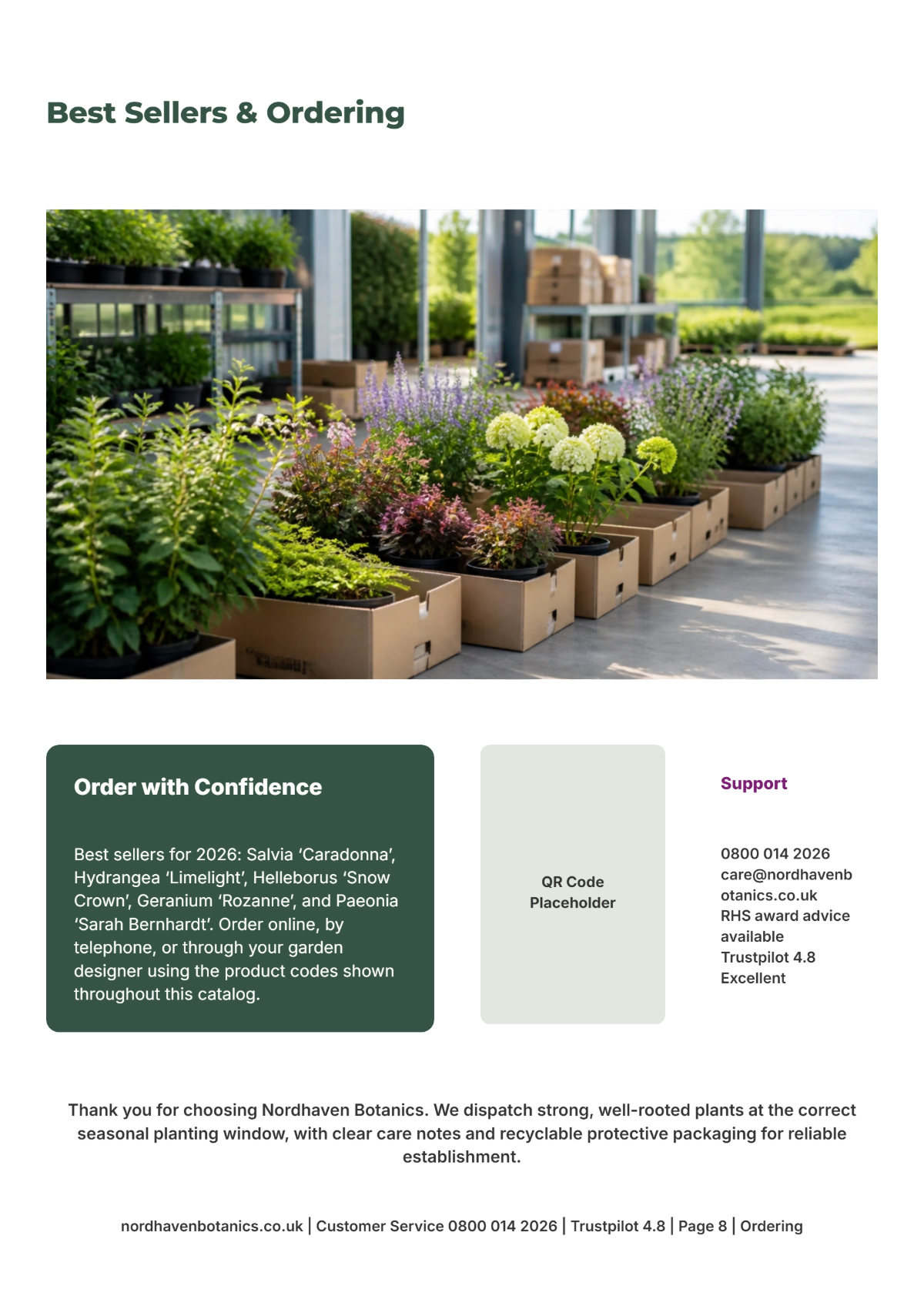 Free Garden Catalog Template to Edit Online