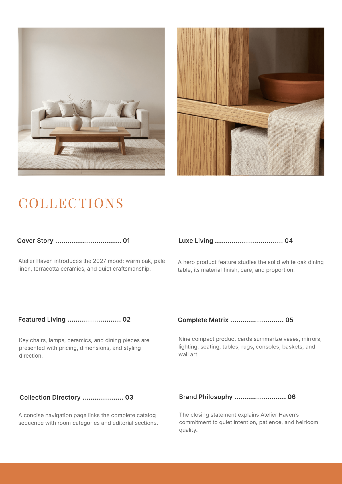 Free Home Catalog Template to Edit Online