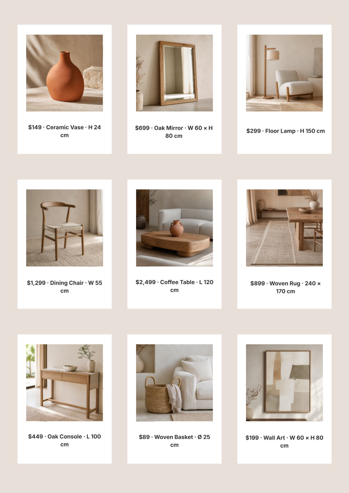 Free Home Catalog Template to Edit Online
