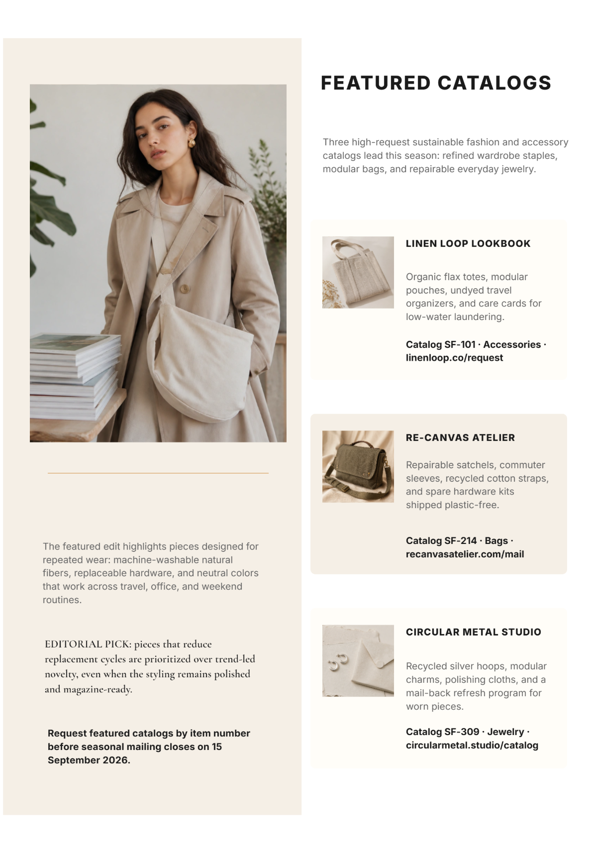 Free Mail Order Catalog Template to Edit Online