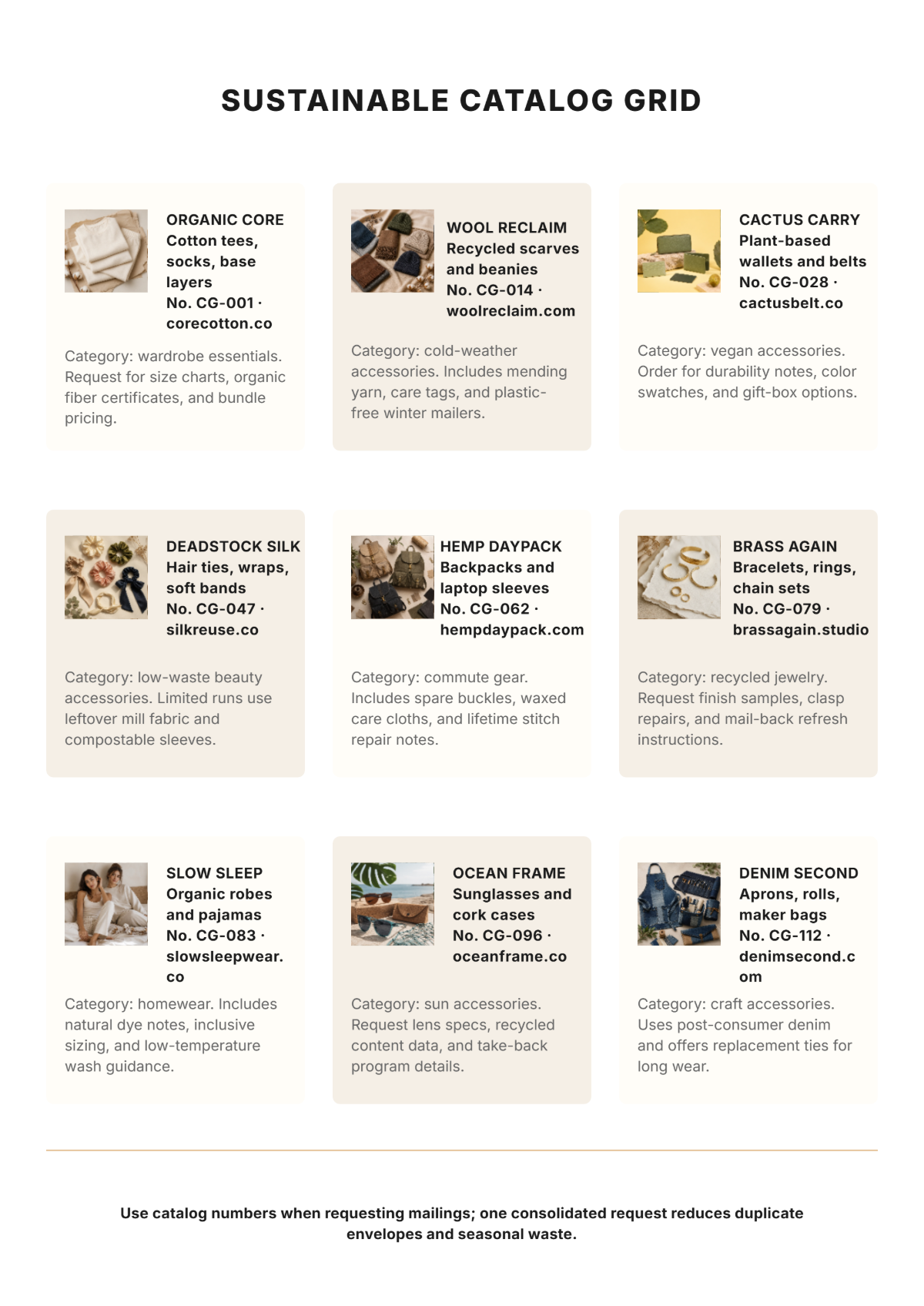 Free Mail Order Catalog Template to Edit Online