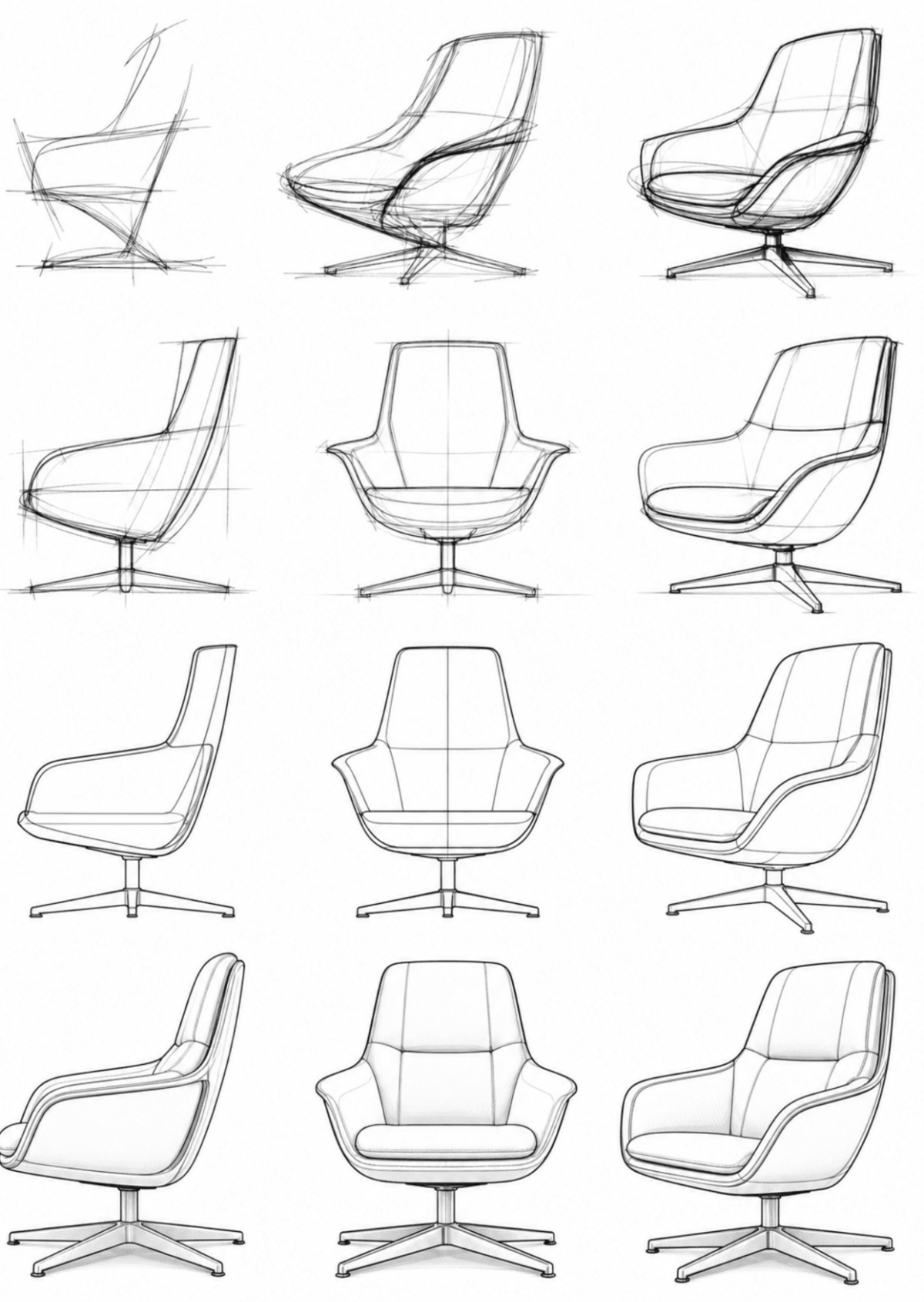 Free Furniture Design Drawing Template to Edit Online