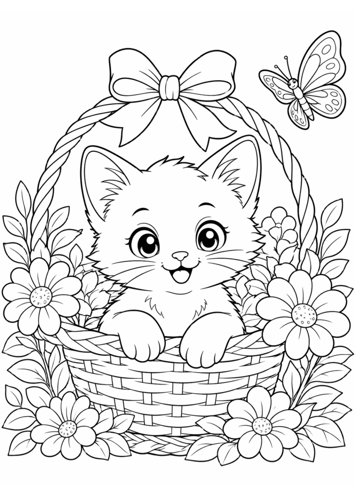 Free Coloring Page Drawing Template to Edit Online