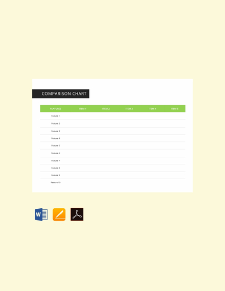 Blank Chore Chart Template [Free PDF] - Google Docs, Word, Apple Pages