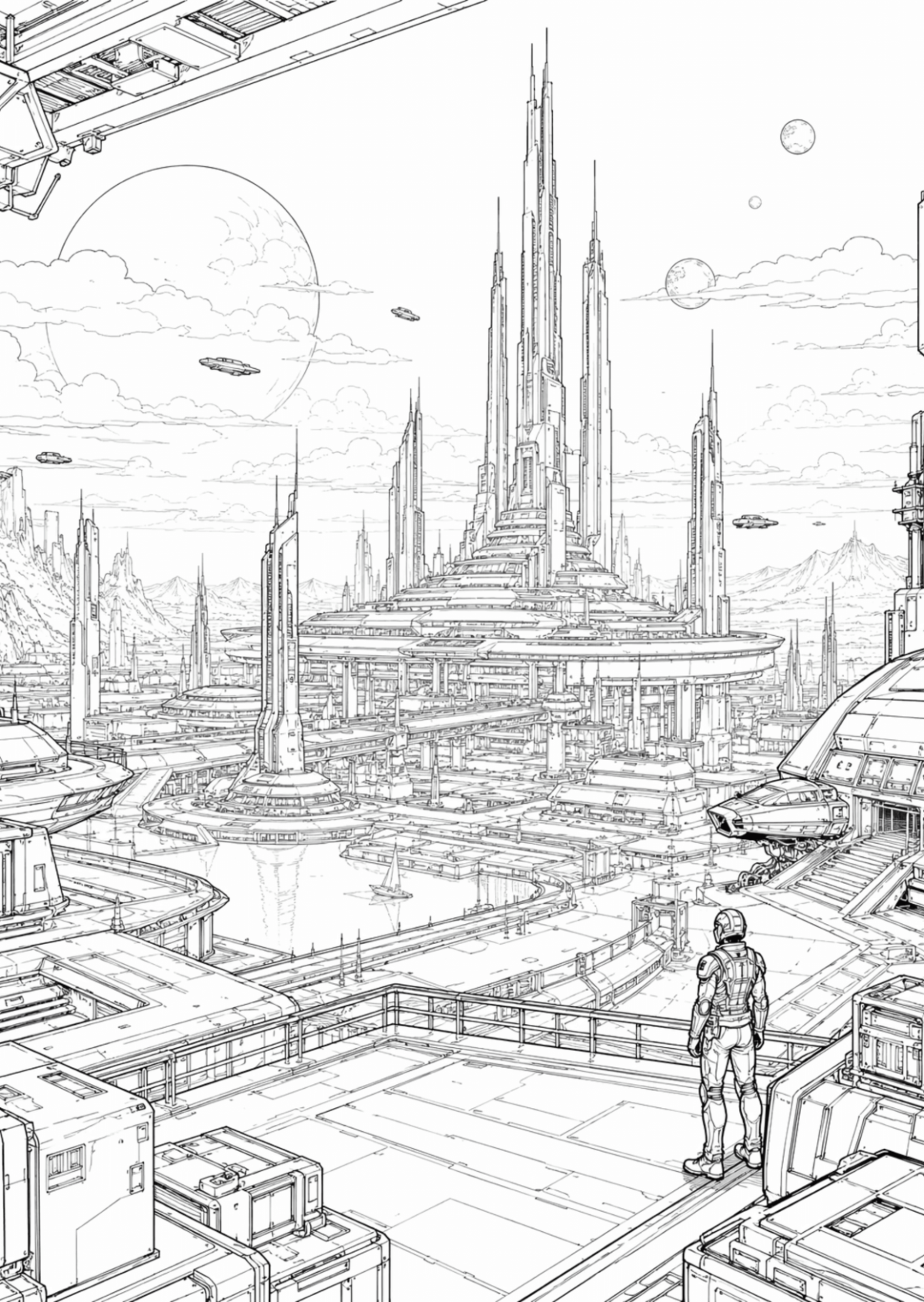 Sci-Fi Environment Drawing - AI Drawing Generator, Create Drawing Images Online Sci-Fi Environment Drawing - AI Drawing Generator, Create Drawing Images Online