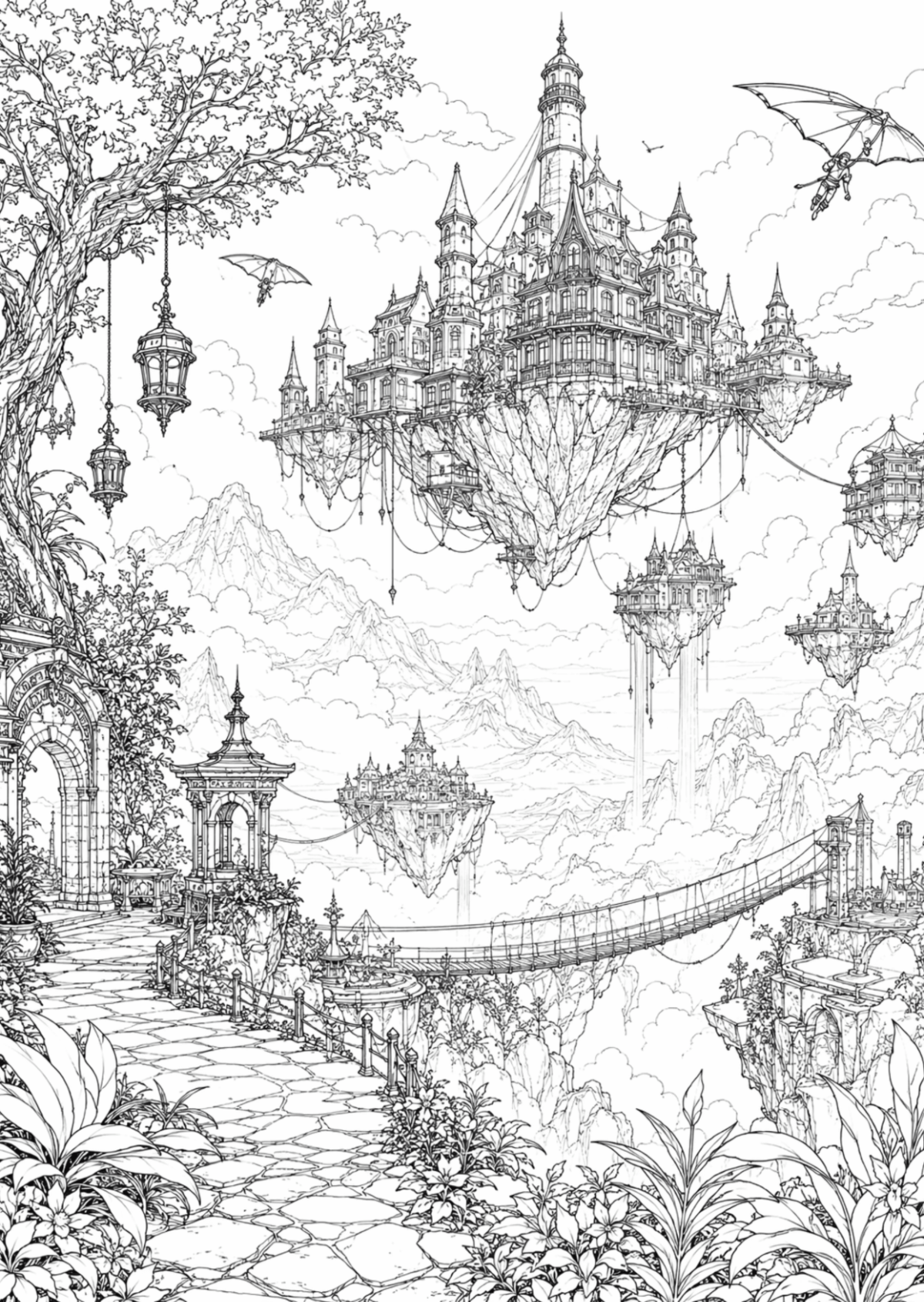 Magical Landscape Drawing - AI Drawing Generator, Create Drawing Images Online Magical Landscape Drawing - AI Drawing Generator, Create Drawing Images Online