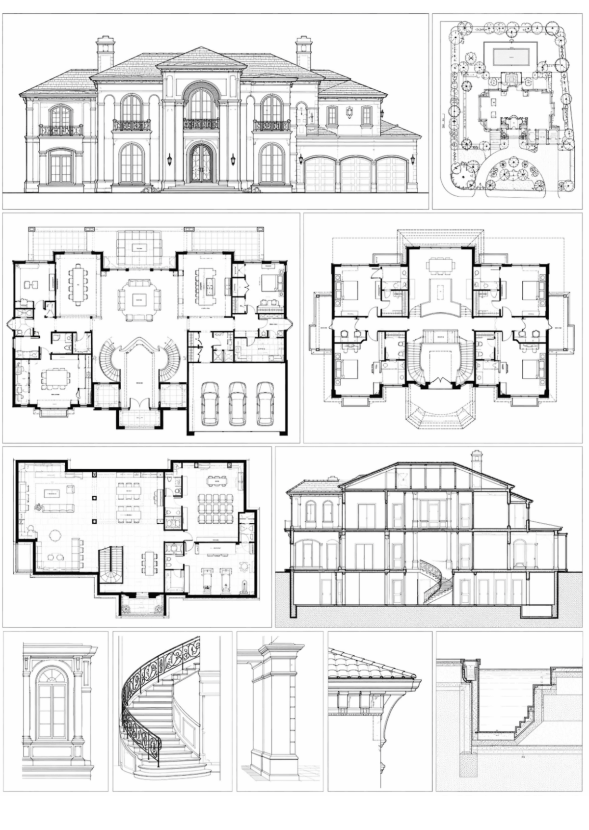 Free Architecture Sketch Drawing Template to Edit Online