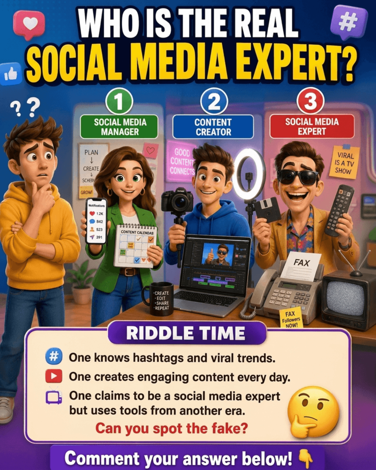 Social Media Riddle - AI Riddle Generator, Create Riddle Designs Online