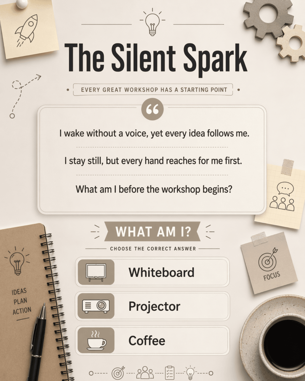 Workshop Riddle - AI Riddle Generator, Create Riddle Designs Online