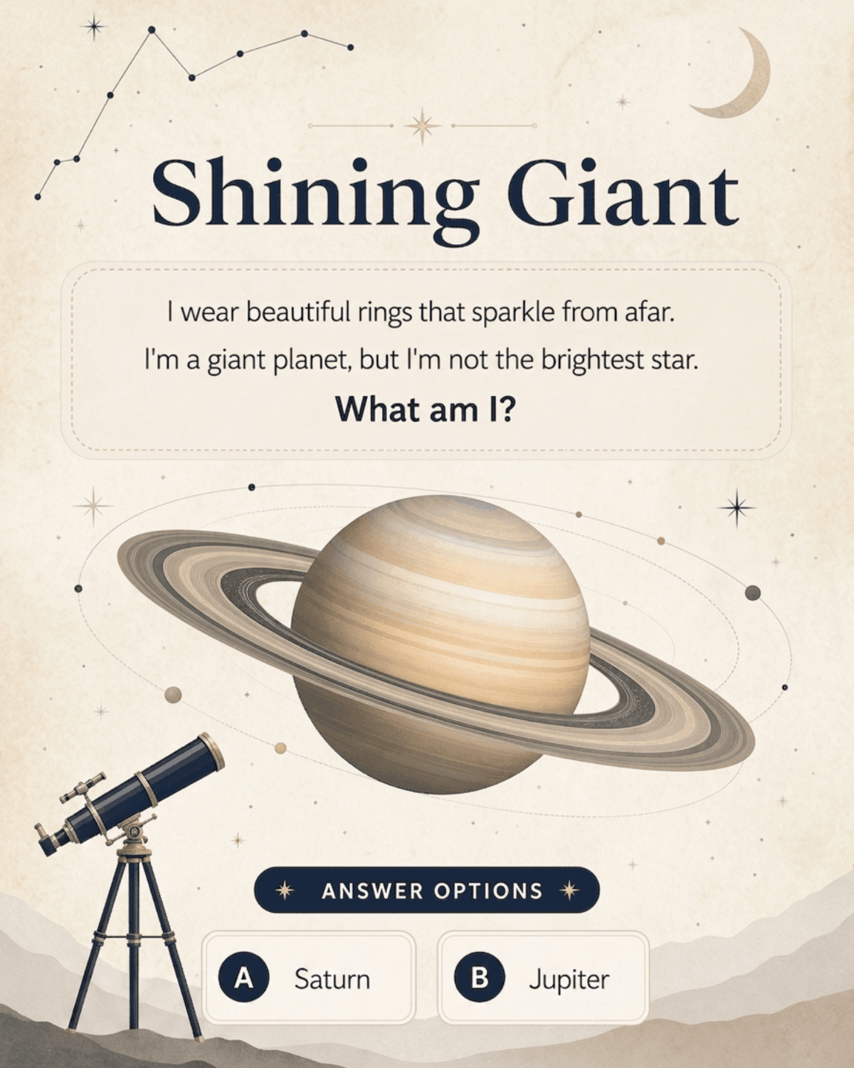 Astronomy Riddle - AI Riddle Generator, Create Riddle Designs Online
