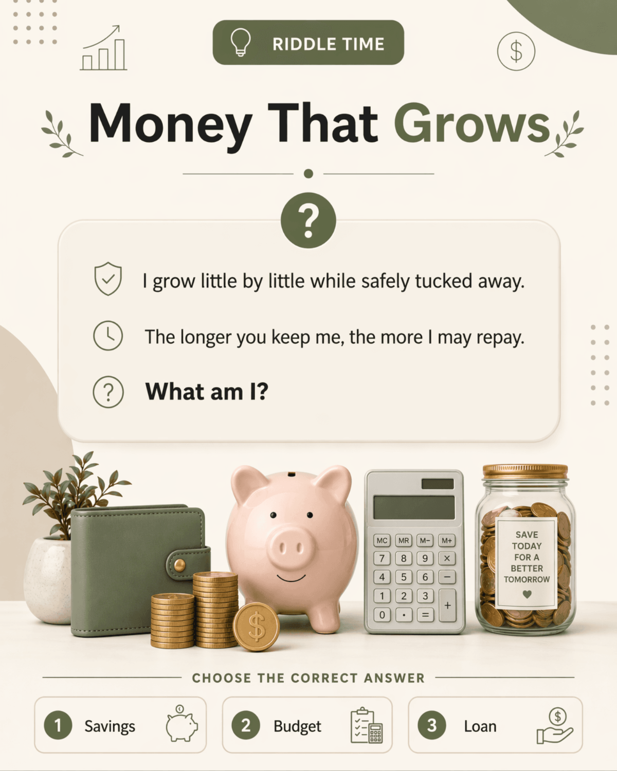 Financial Literacy Riddle - AI Riddle Generator, Create Riddle Designs Online