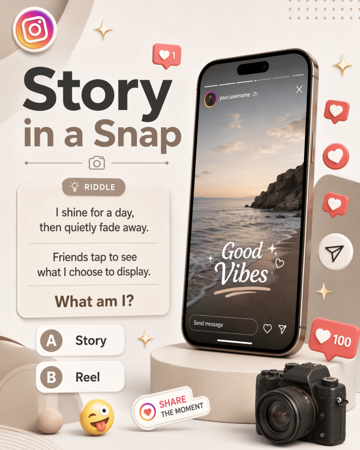 Instagram Story Riddle - AI Riddle Generator, Create Riddle Designs Online
