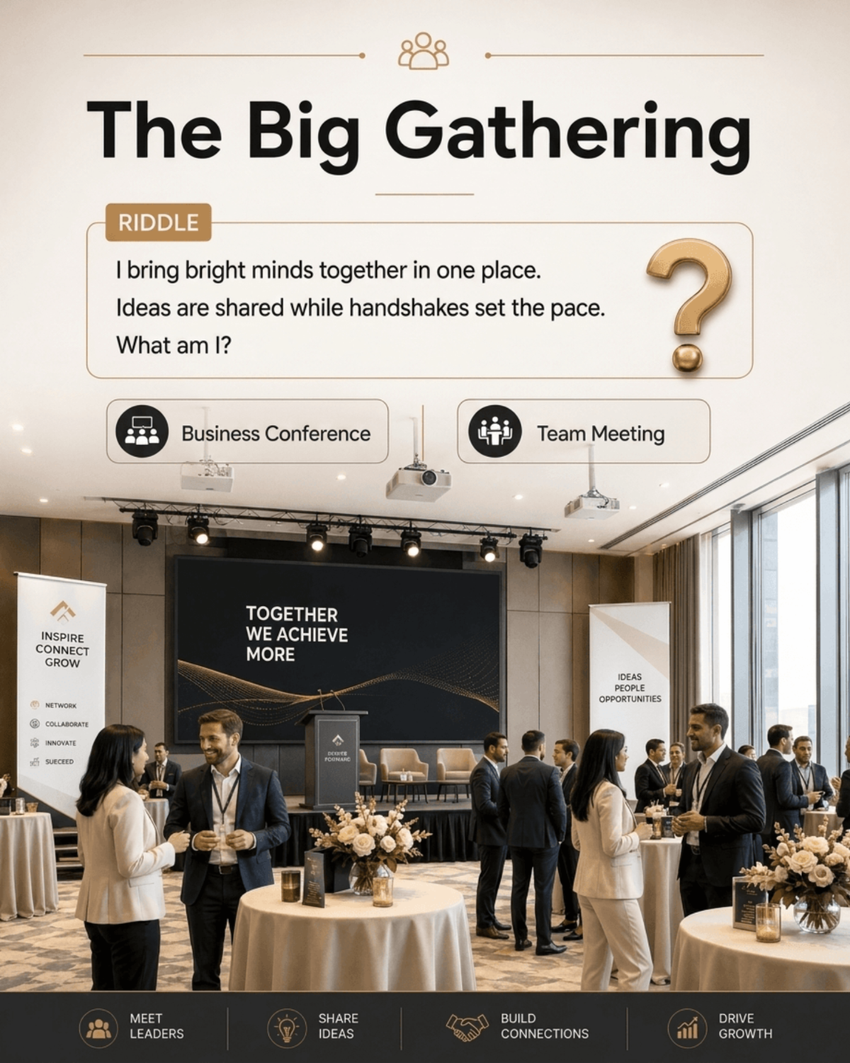Corporate Event Riddle - AI Riddle Generator, Create Riddle Designs Online