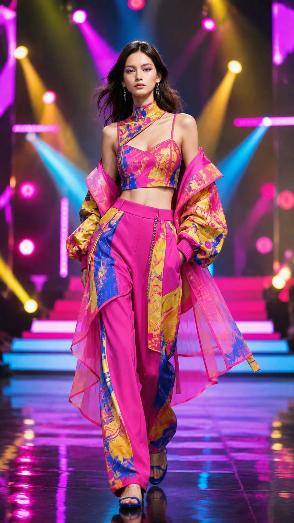 AI Fashion Model Runway Motion Control Video to Download