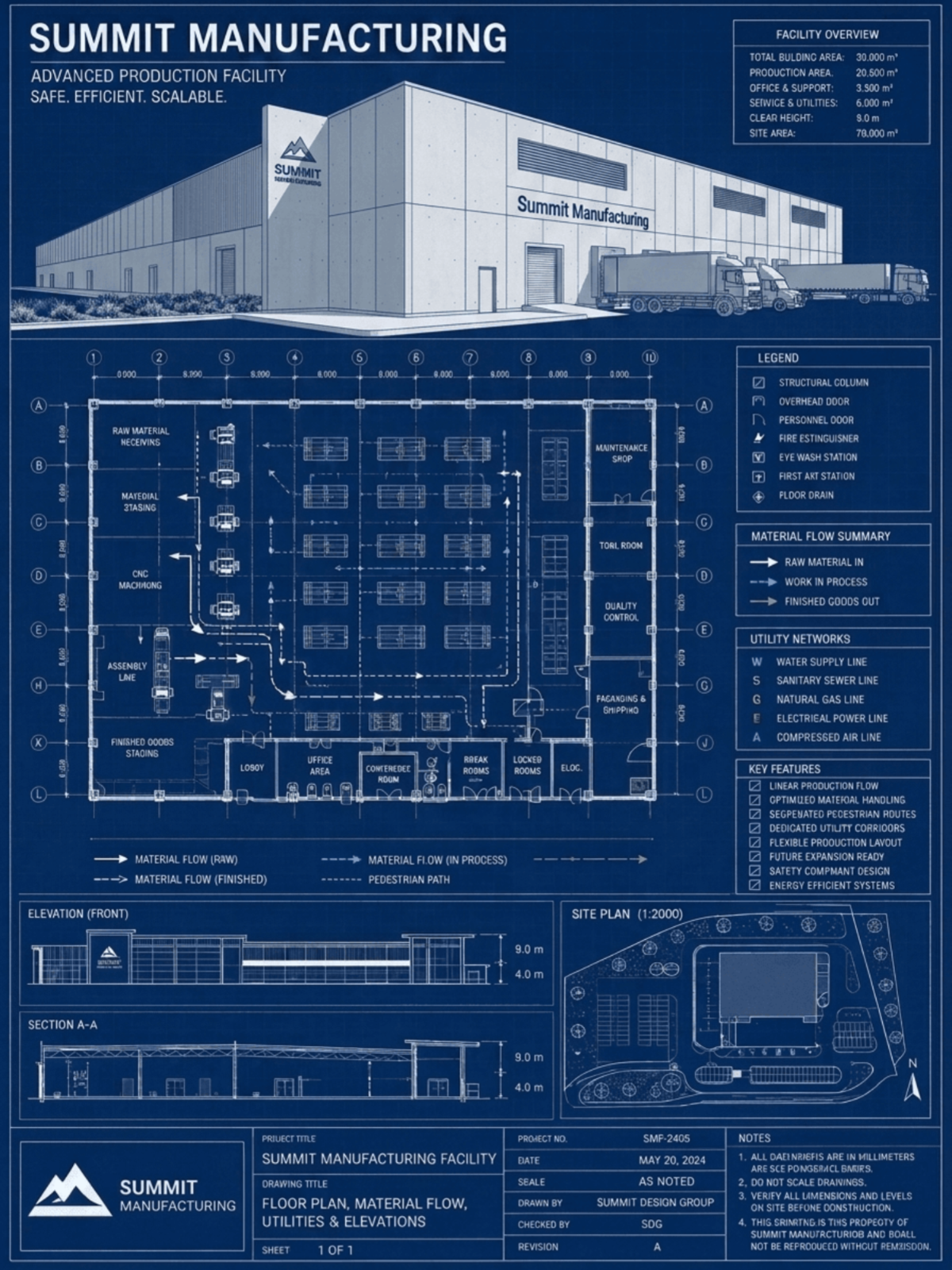 Factory Building Blueprint - AI Blueprint Generator, Online AI Blueprint Maker Factory Building Blueprint - AI Blueprint Generator, Online AI Blueprint Maker