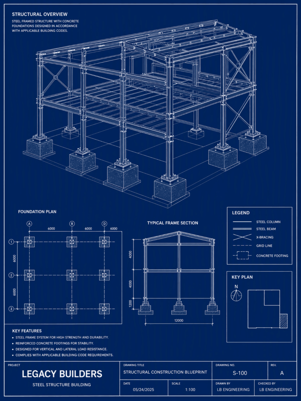 Structural Construction Blueprint - AI Blueprint Generator, Online AI Blueprint Maker Structural Construction Blueprint - AI Blueprint Generator, Online AI Blueprint Maker