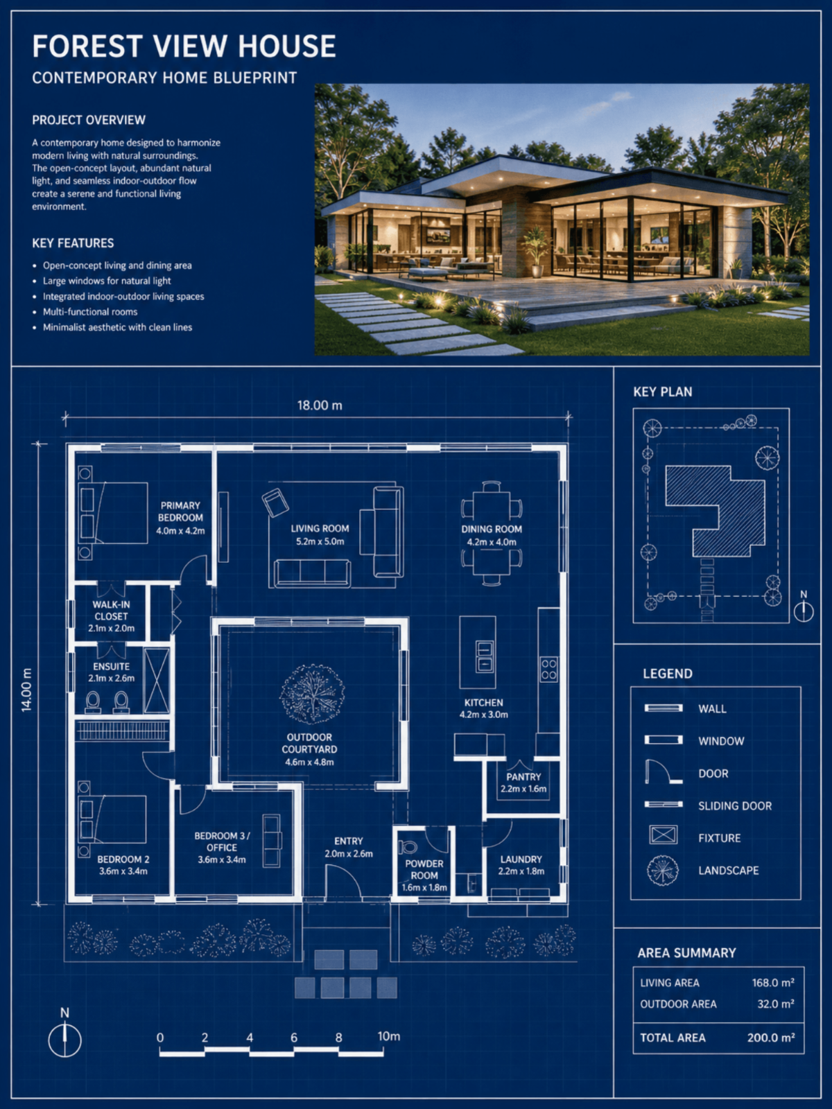 Contemporary Home Blueprint - AI Blueprint Generator, Online AI Blueprint Maker Contemporary Home Blueprint - AI Blueprint Generator, Online AI Blueprint Maker