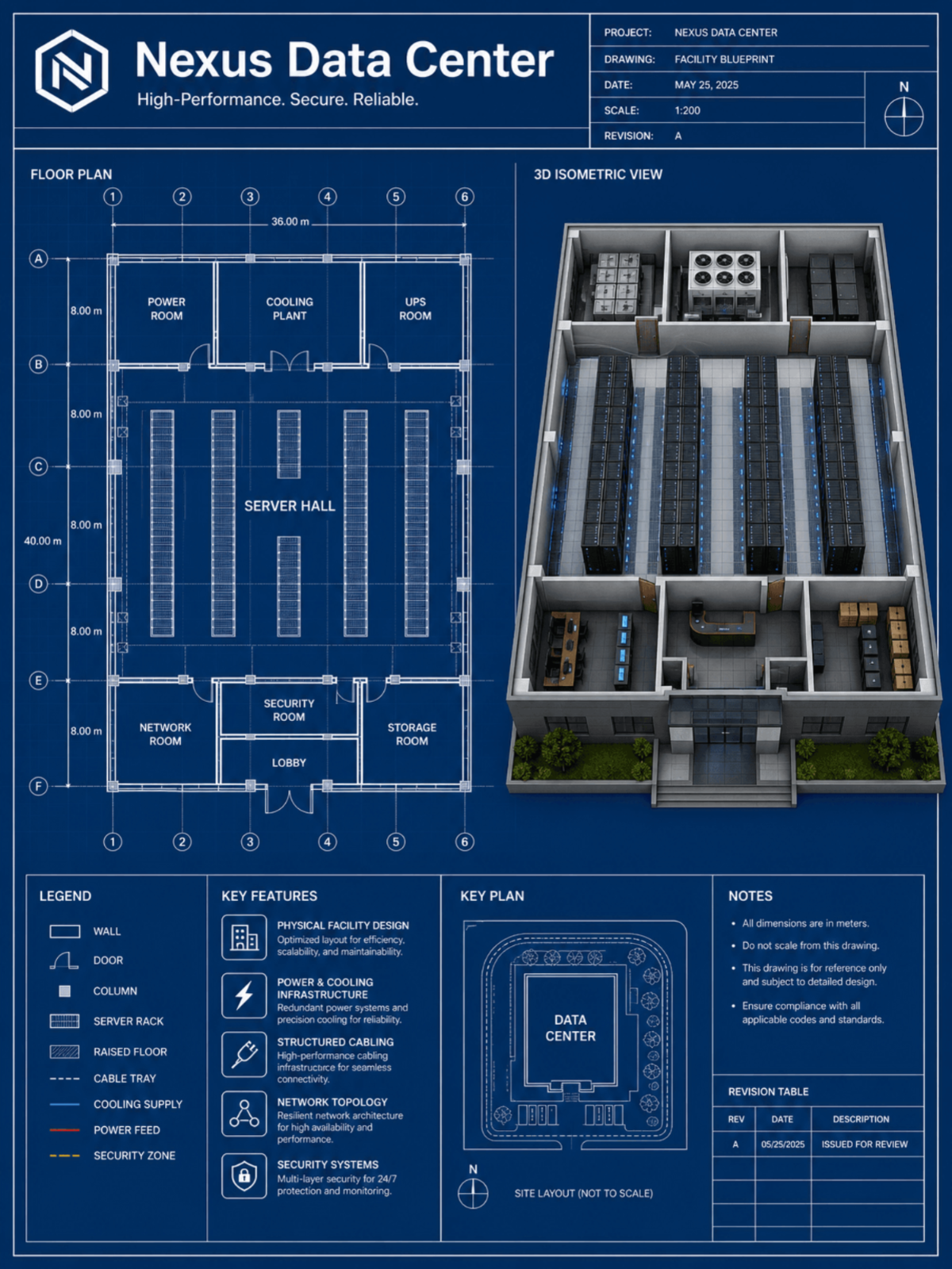 Data Center Blueprint - AI Blueprint Generator, Online AI Blueprint Maker Data Center Blueprint - AI Blueprint Generator, Online AI Blueprint Maker