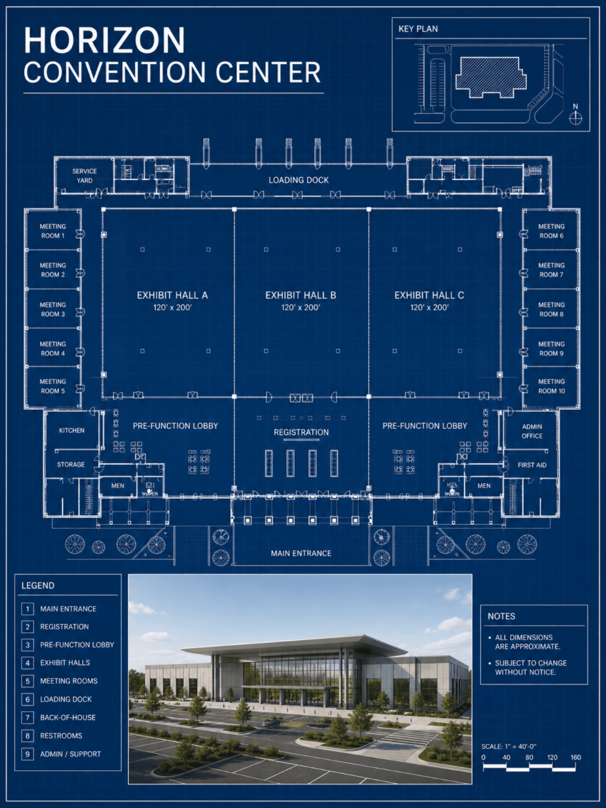 Convention Center Blueprint - AI Blueprint Generator, Online AI Blueprint Maker Convention Center Blueprint - AI Blueprint Generator, Online AI Blueprint Maker