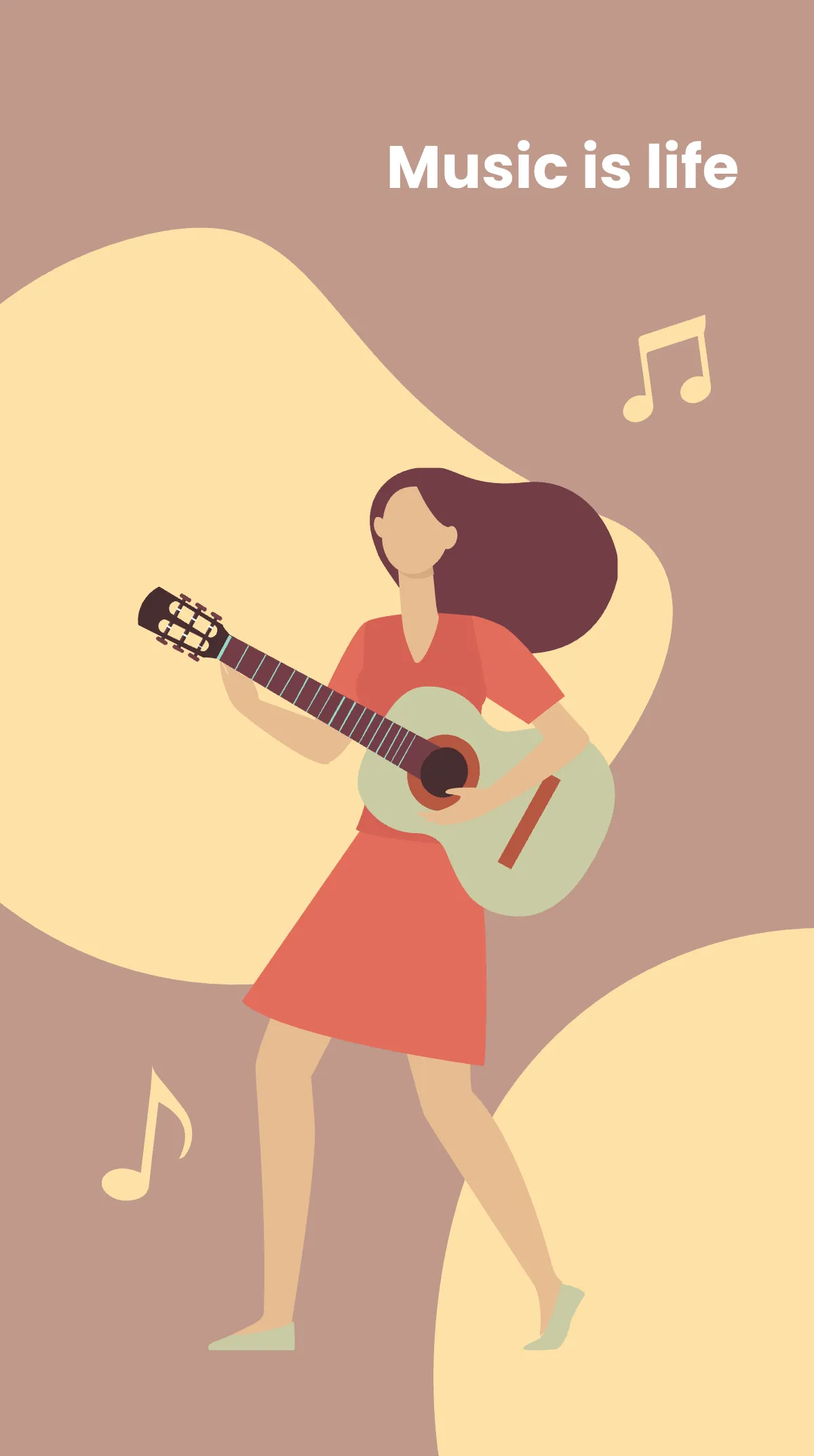 Music Quote Instagram Story Template