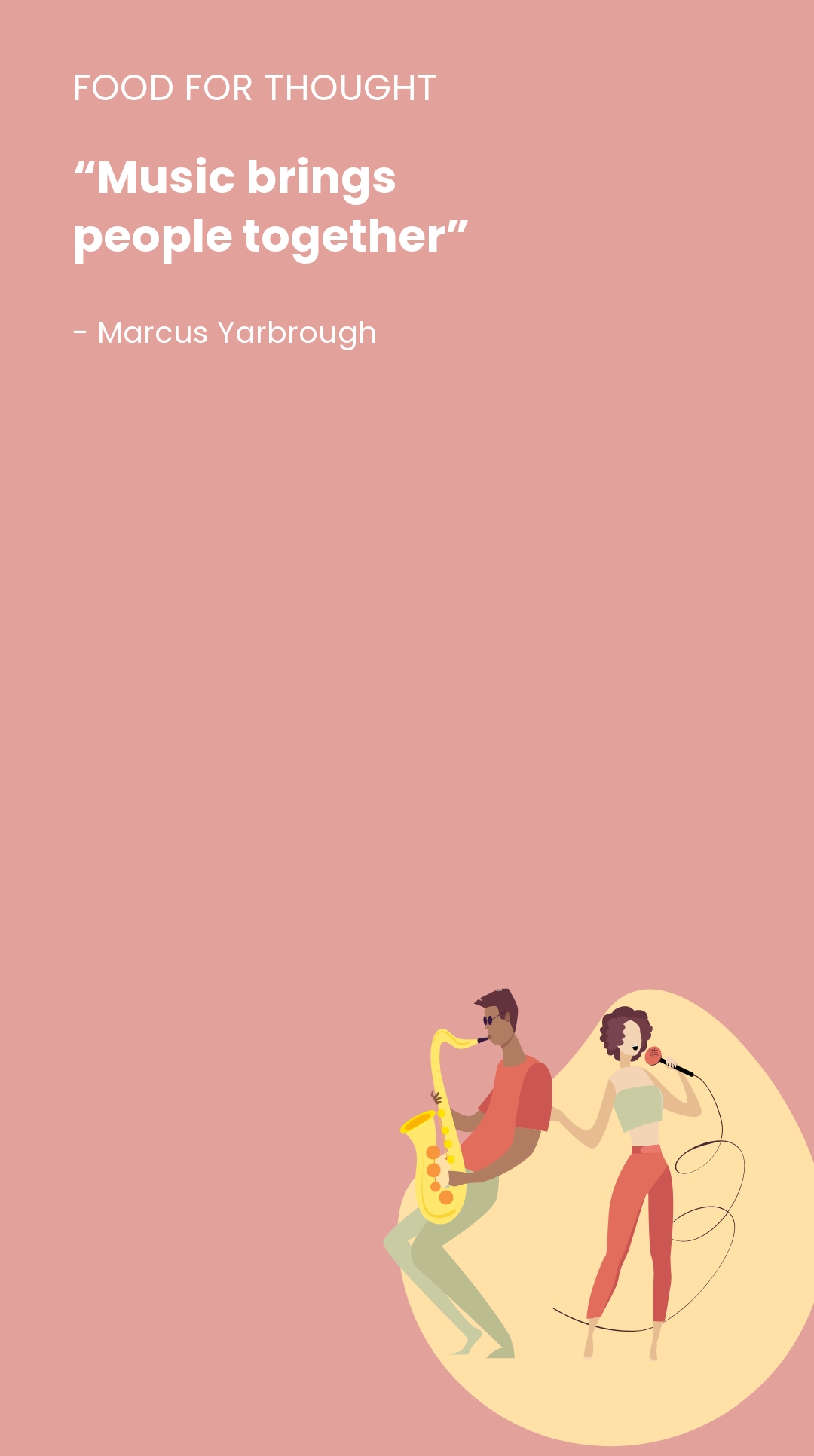 Music Quote Snapchat Geofilter Template