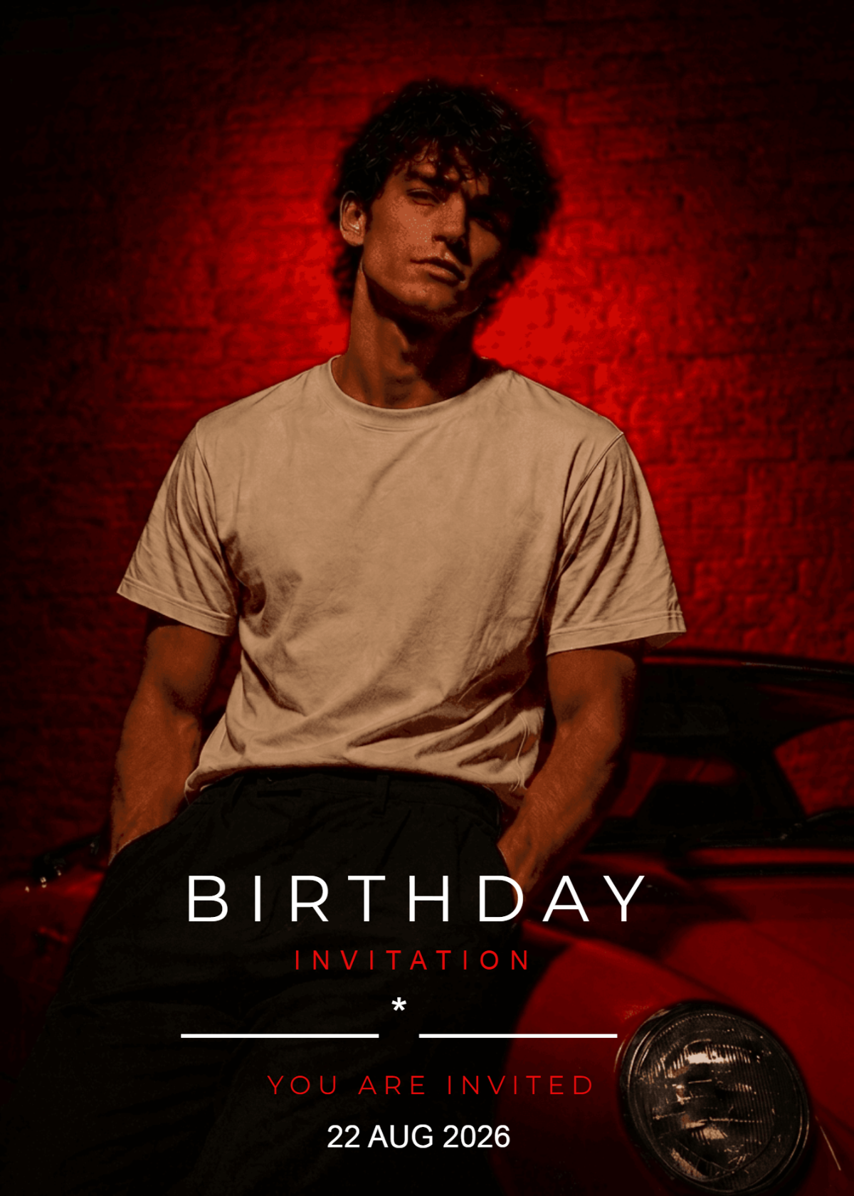 A Celebration of Style and Spirit Birthday Invitation A Celebration of Style and Spirit Birthday Invitation
