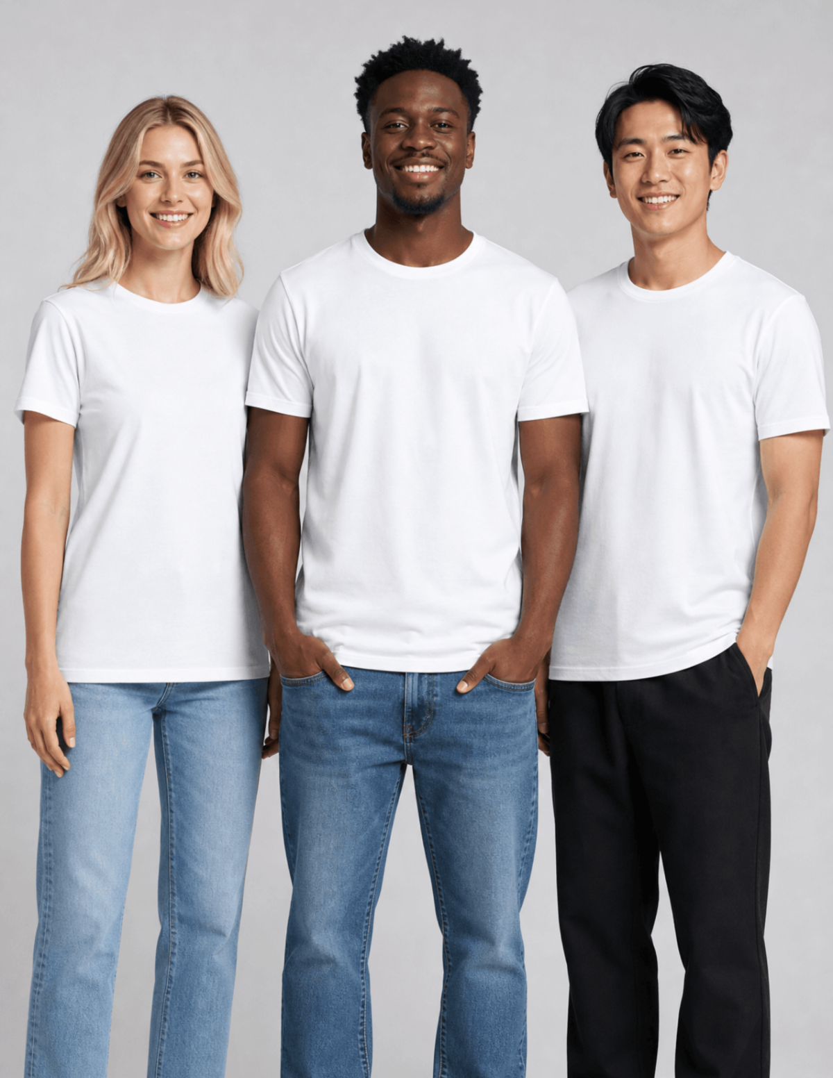 Free Multicultural People T-shirt Template to Edit Online