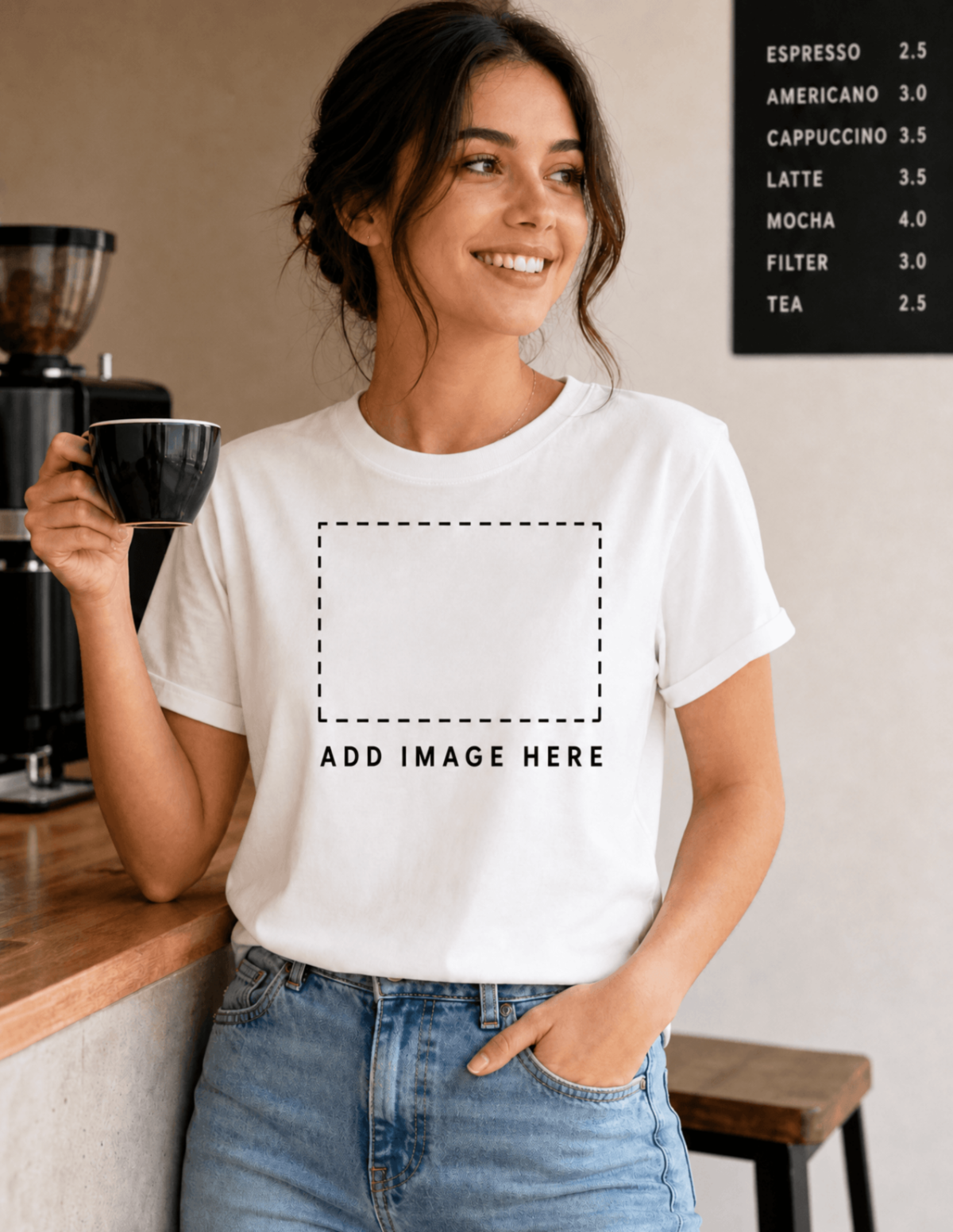 Free Lifestyle T-Shirt Mockup Template to Edit Online