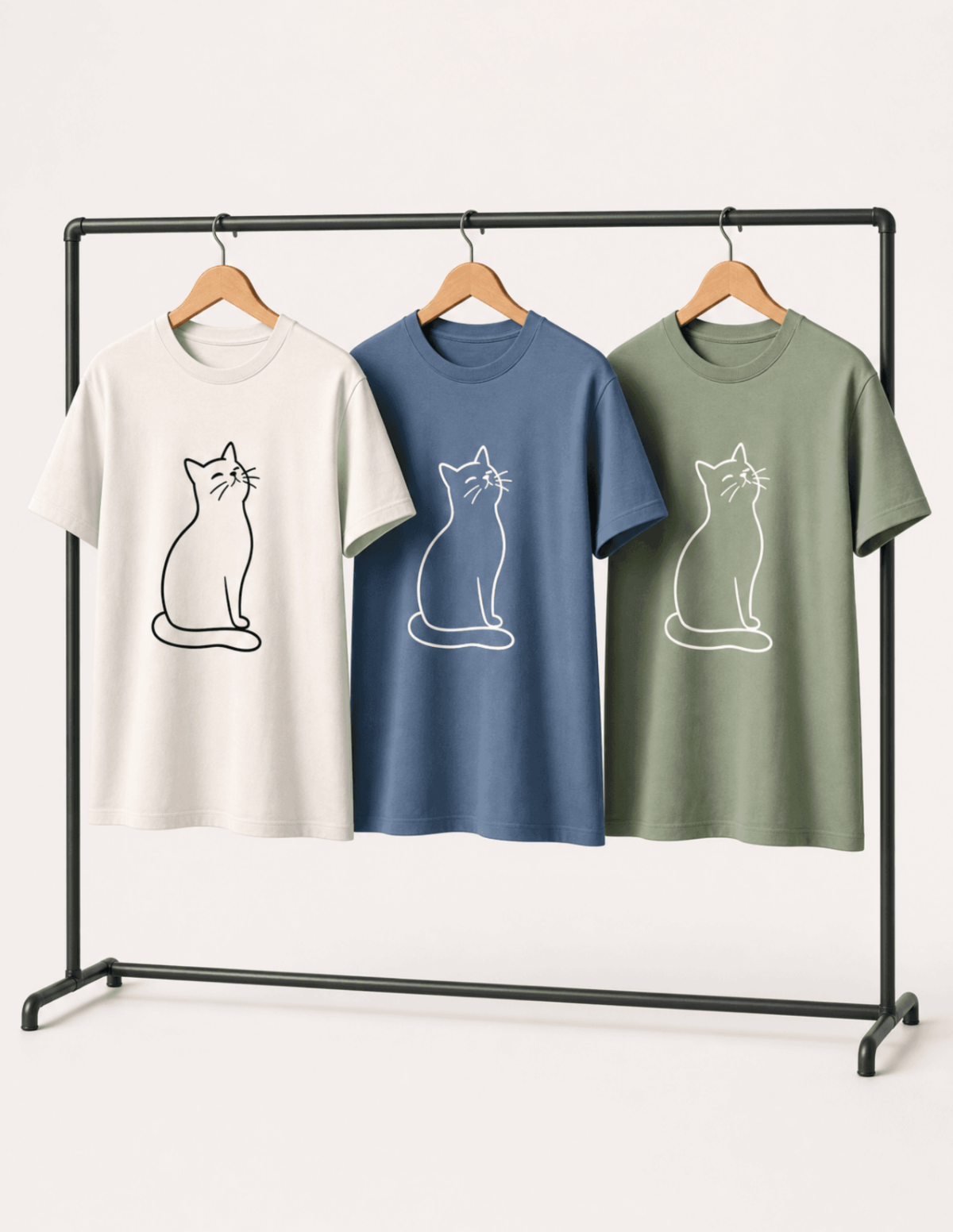 Free Colorful T-Shirt Mockup Template to Edit Online