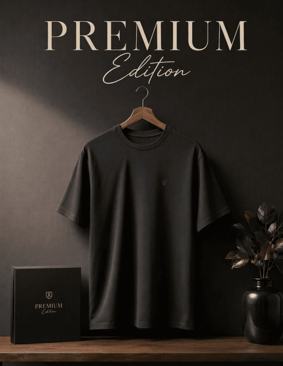 Free Product Showcase T-shirt Mockup Template to Edit Online