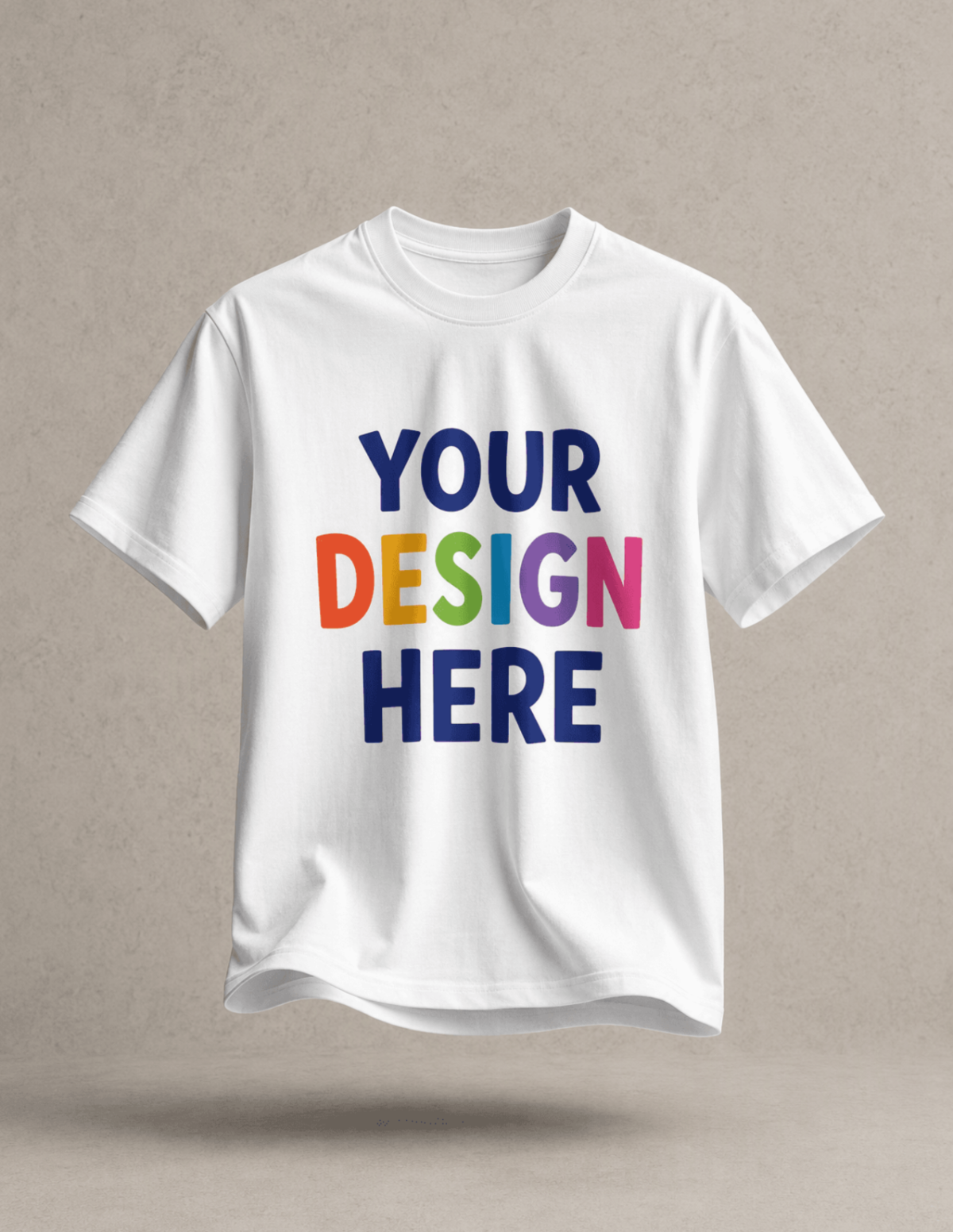 Free Testing T-shirt Mockup Template to Edit Online
