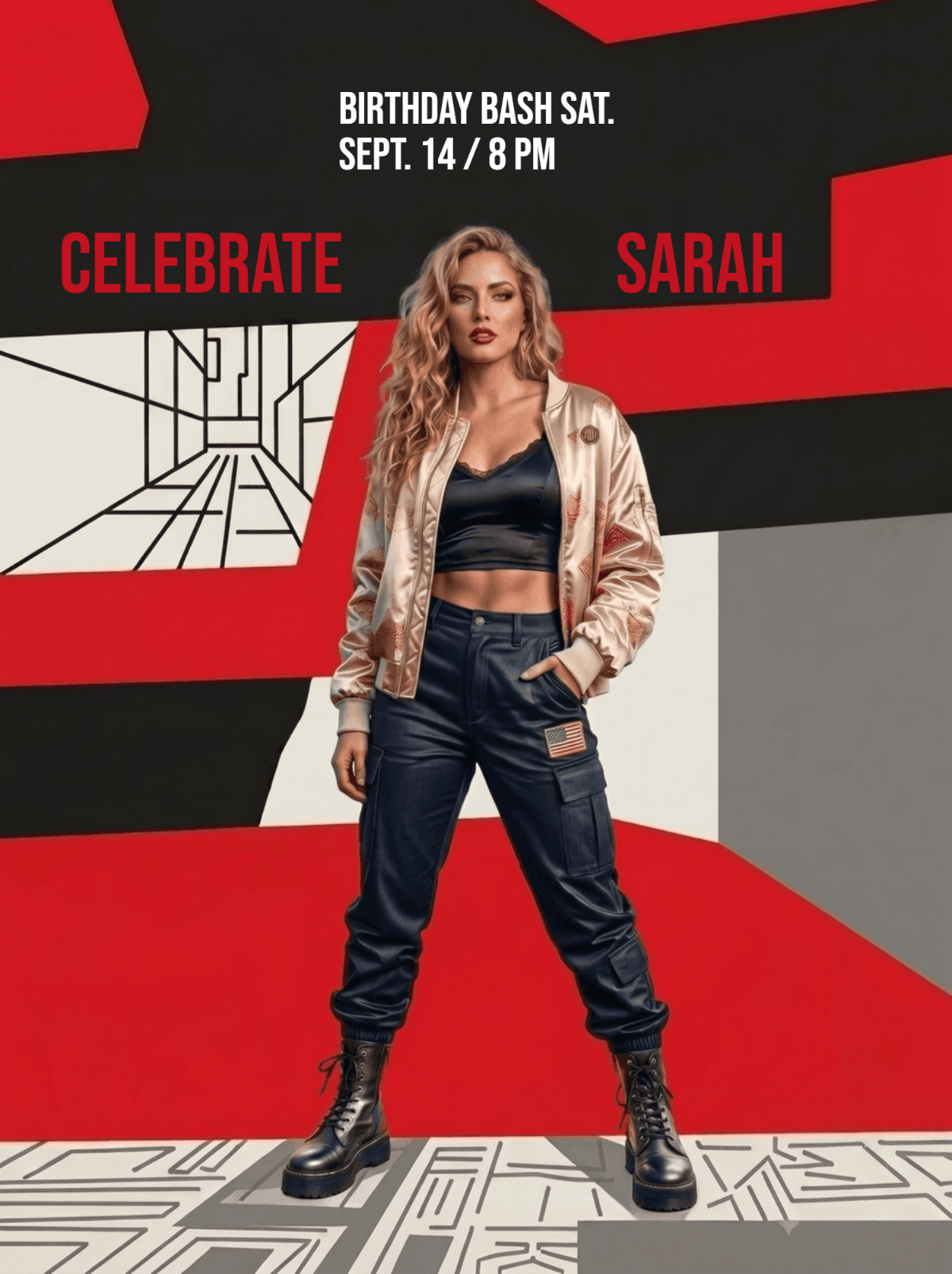 Street Style Grunge Birthday Party Invitation - AI Birthday Card Generator, Create Personalized Birthday Card Designs Online Street Style Grunge Birthday Party Invitation - AI Birthday Card Generator, Create Personalized Birthday Card Designs Online