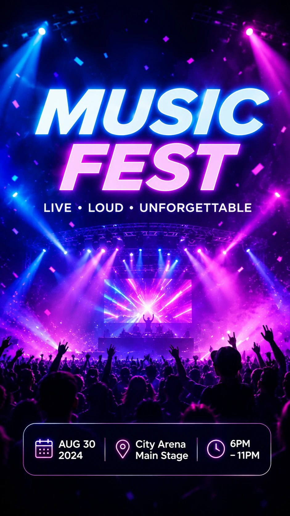 Event Poster Promo AI Video Template to Download Event Poster Promo AI Video Template to Download