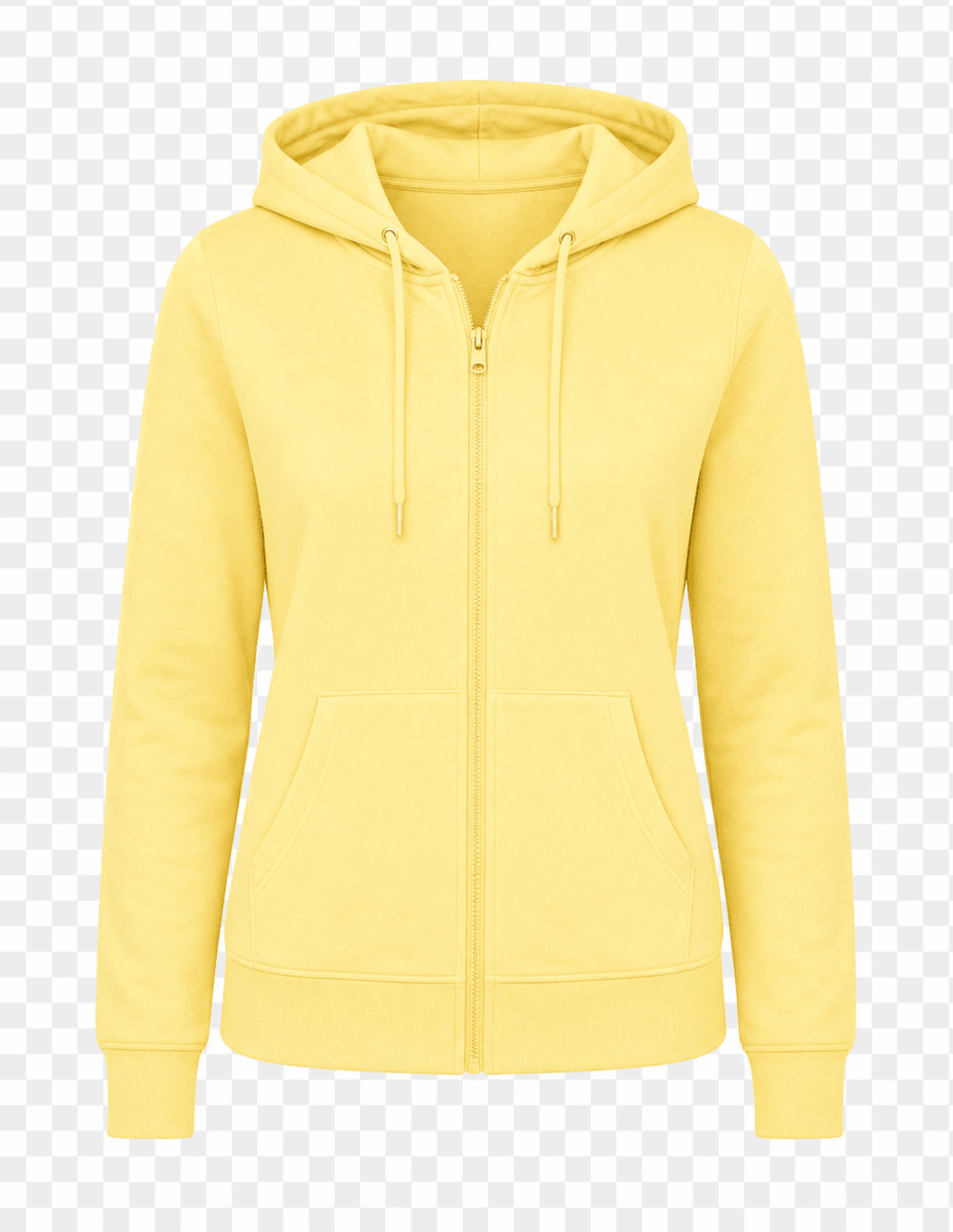 Free Full-Zip Hoodie Mockup on Transparent Background Template to Edit Online