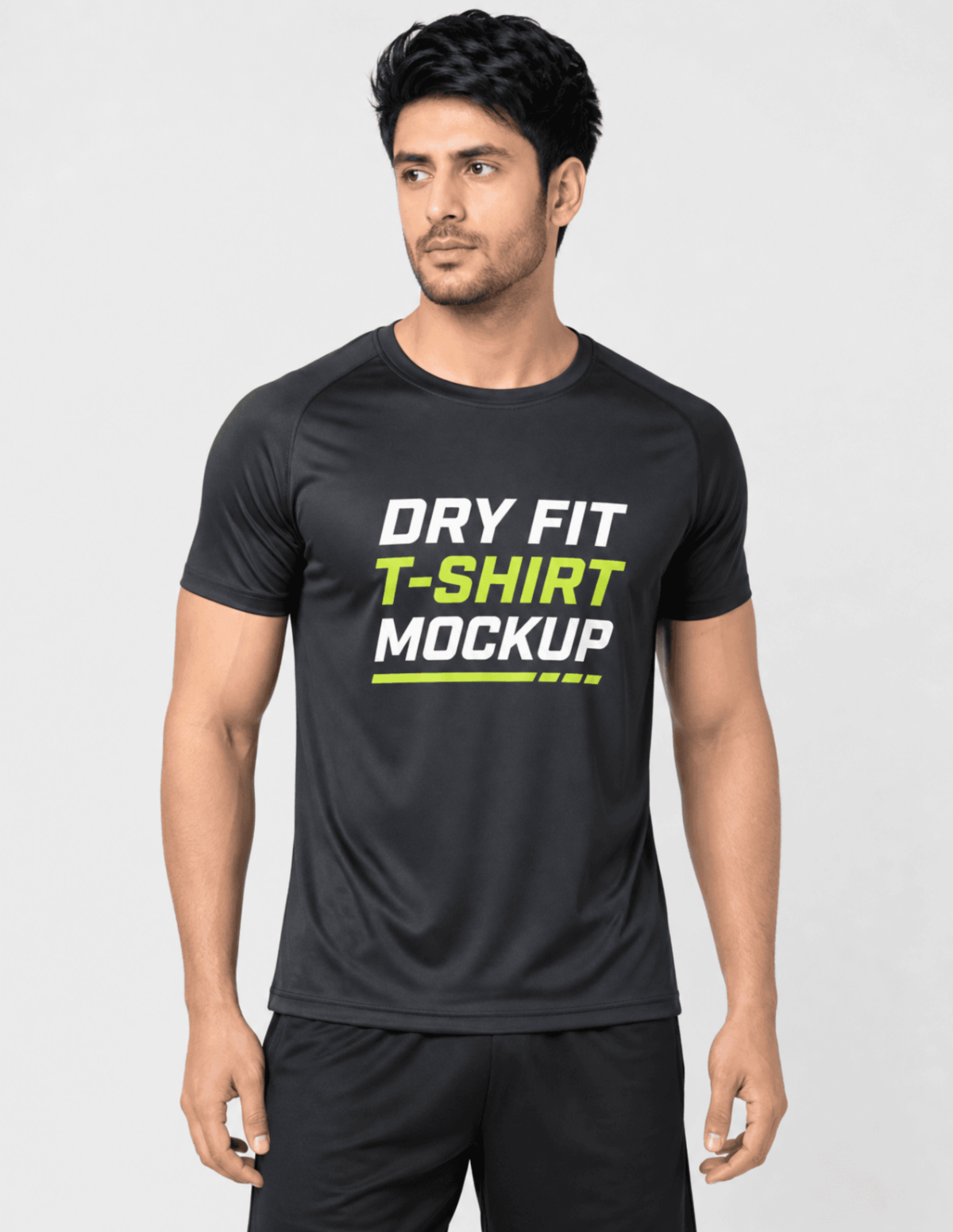 Free Dry Fit T-Shirt Mockup Template to Edit Online