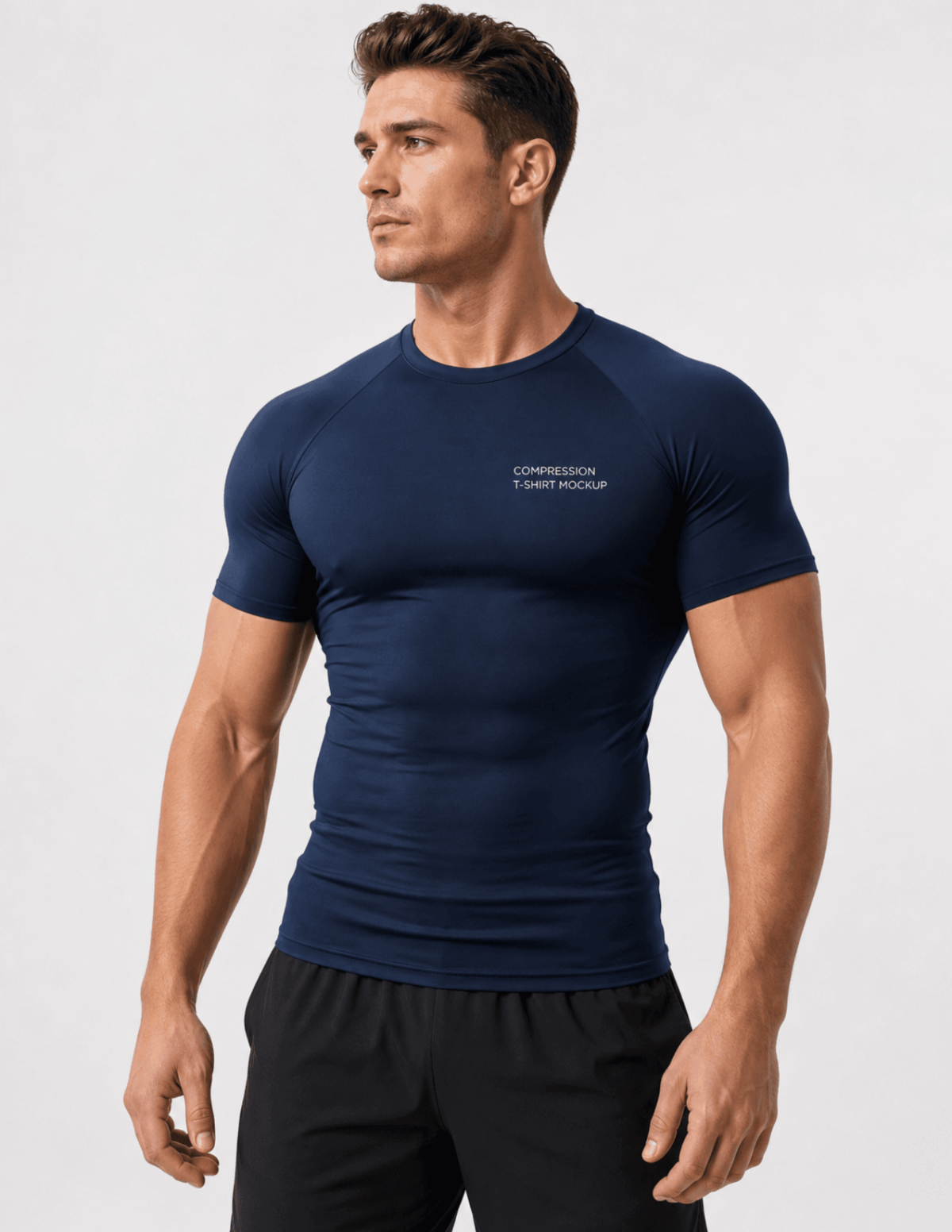Free Compression T-Shirt Mockup Template to Edit Online