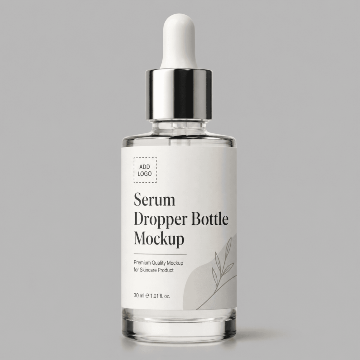 Free Serum Dropper Bottle Mockup Template to Edit Online