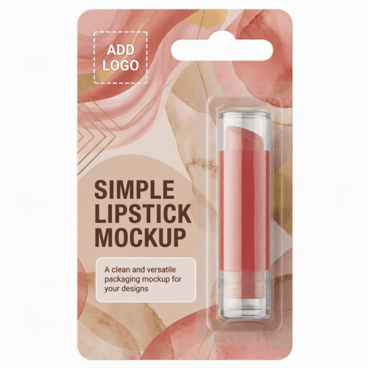Free Lipstick Blister Mockup Template to Edit Online