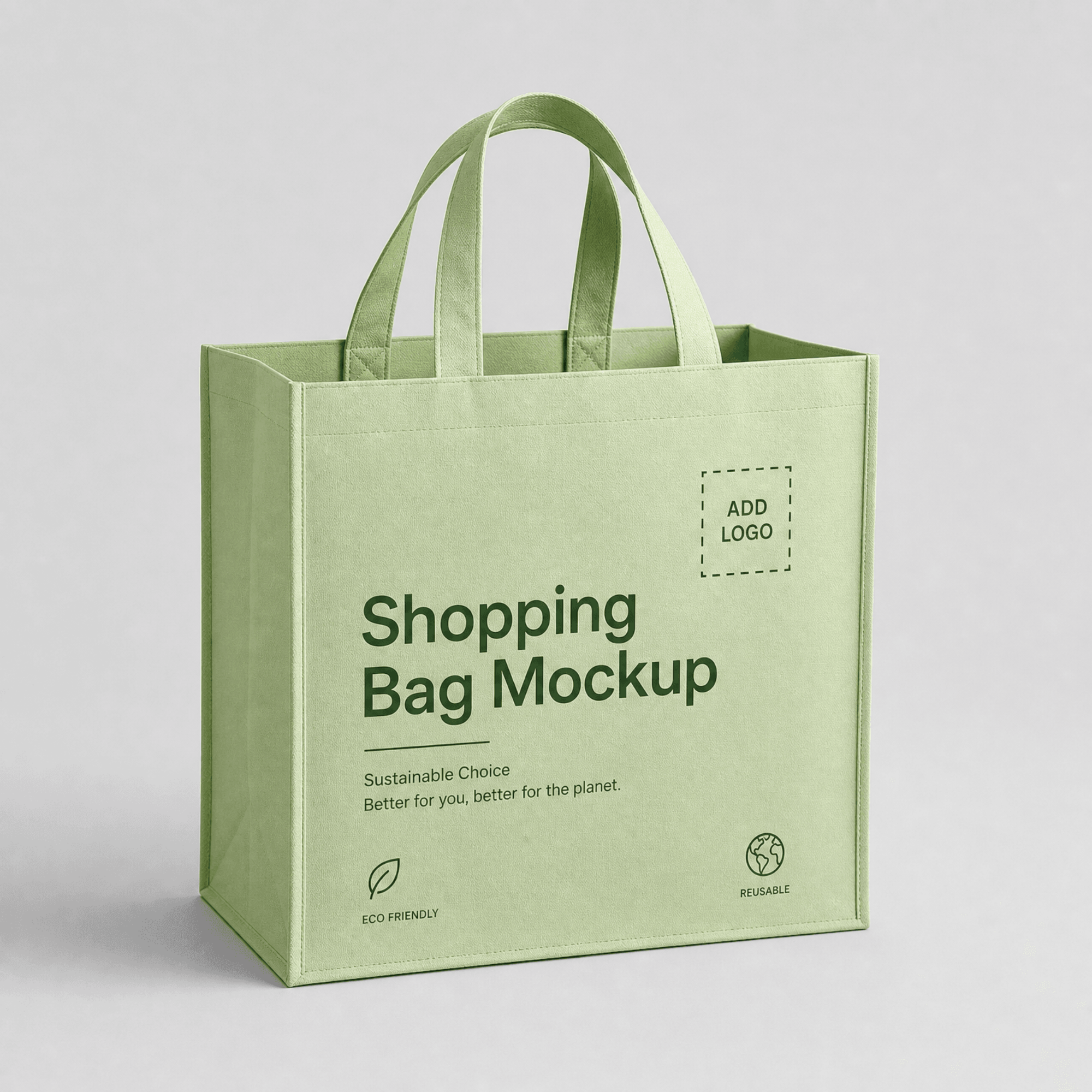 Free Canvas Shopping Bag Mockup Template to Edit Online