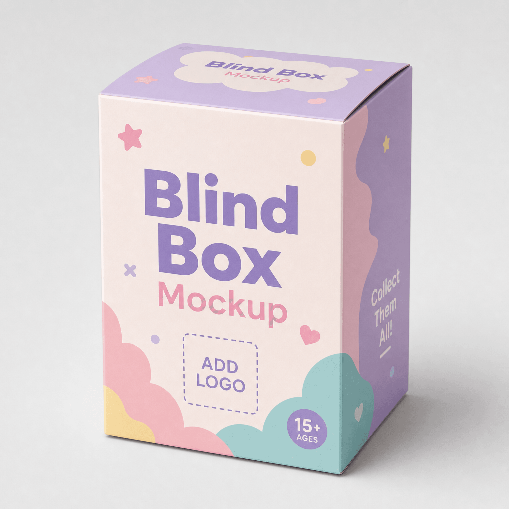 Free Blind Box Mockup Template to Edit Online
