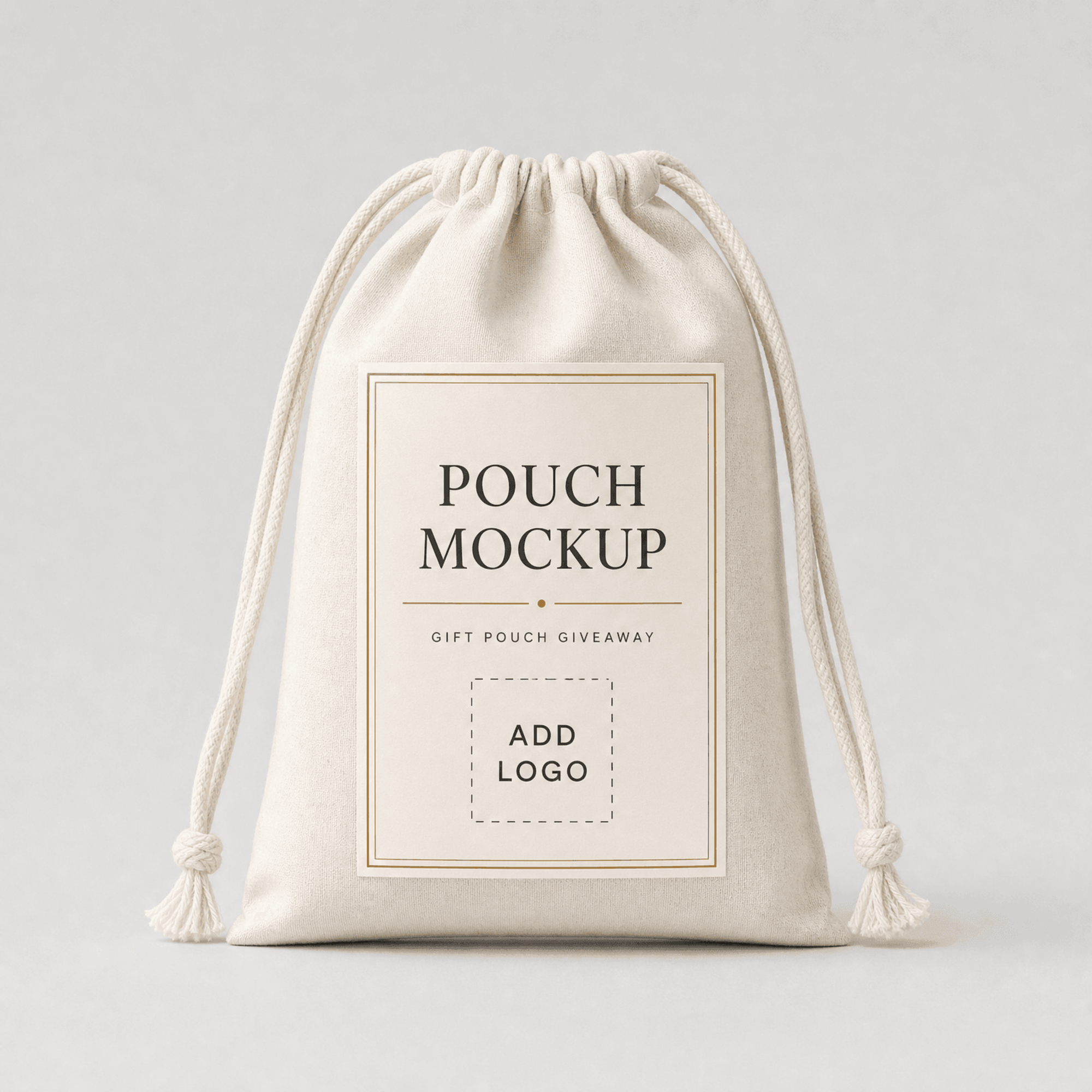 Free Drawstring Pouch Mockup Template to Edit Online