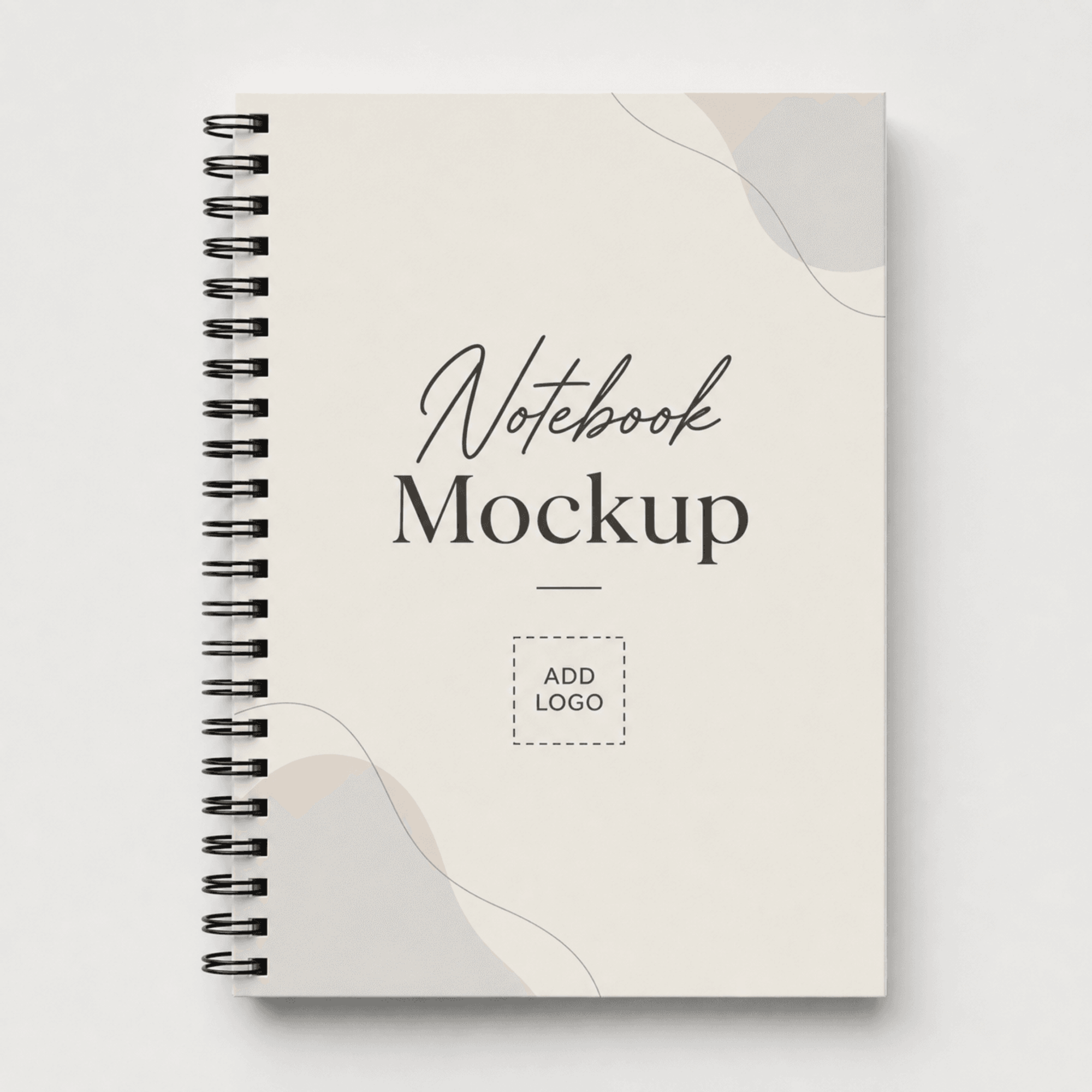 Free Spiral Notebook Mockup Template to Edit Online