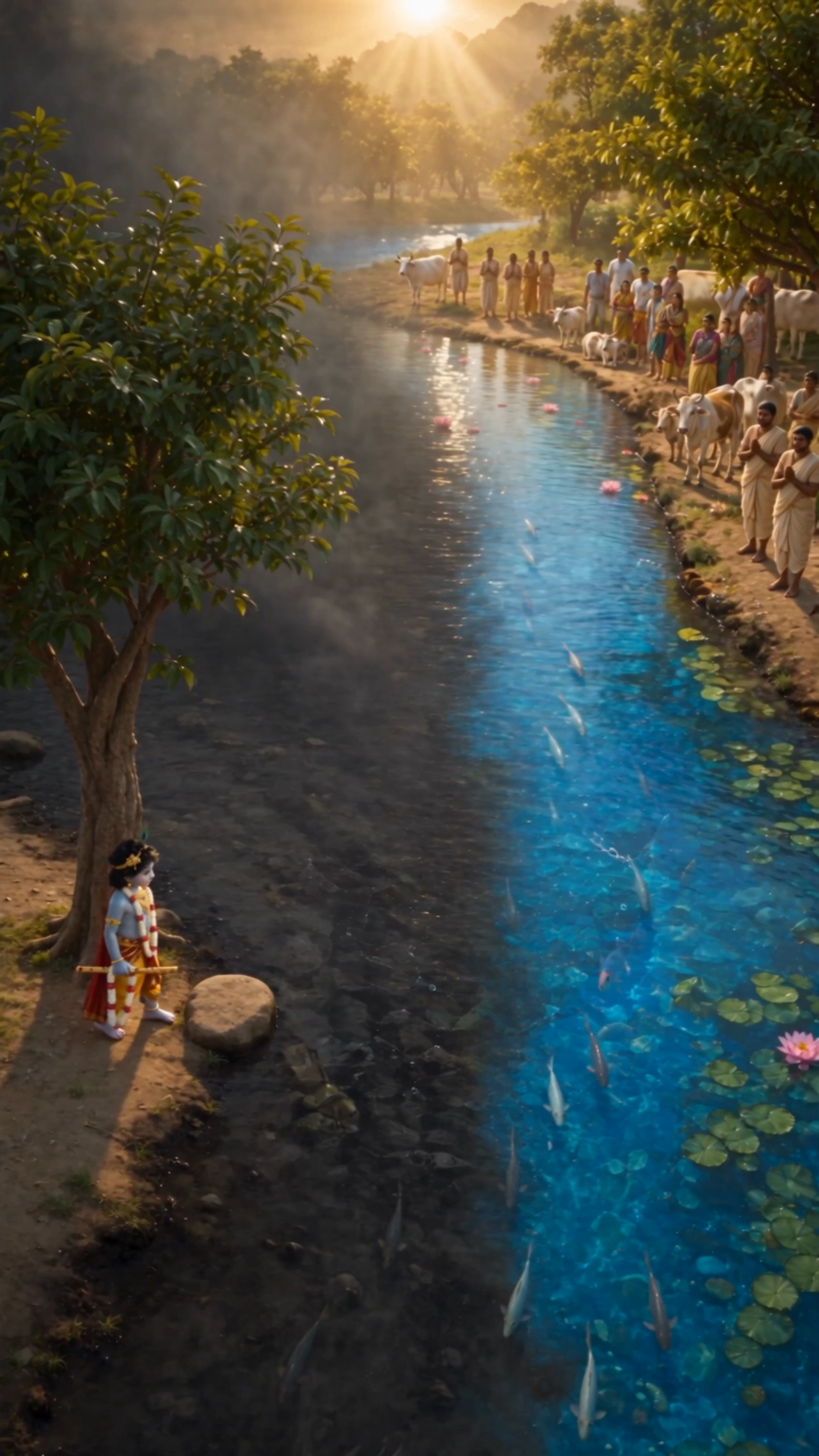 Krishna Kaliya and Yamuna Janmashtami Video