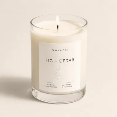 Free Scented Candle Product Photography Template to Edit Online