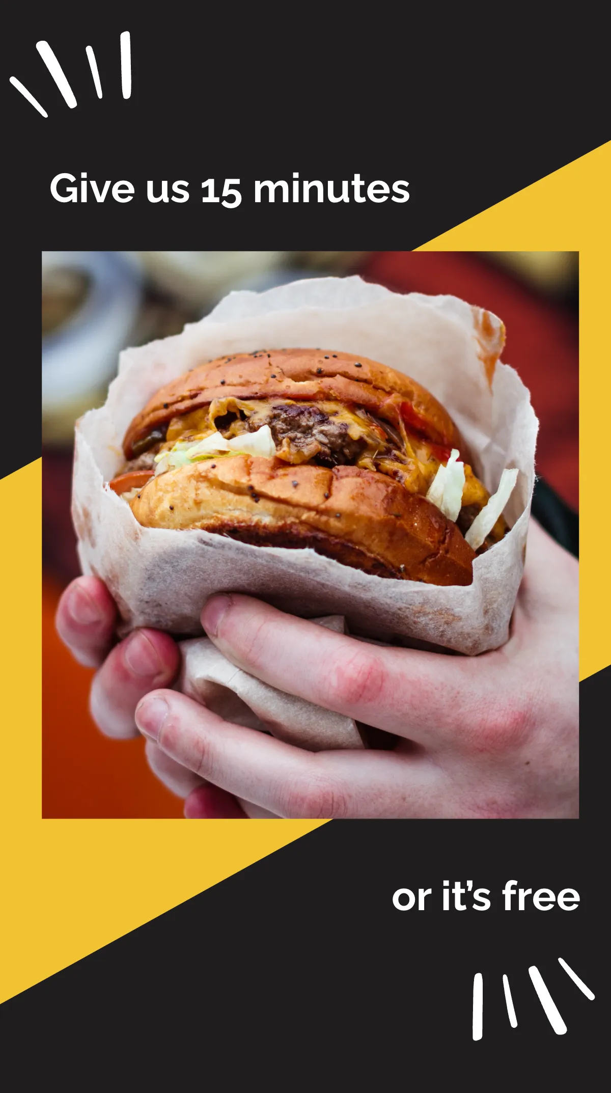 Free Fast Food Instagram Story Template to Edit Online