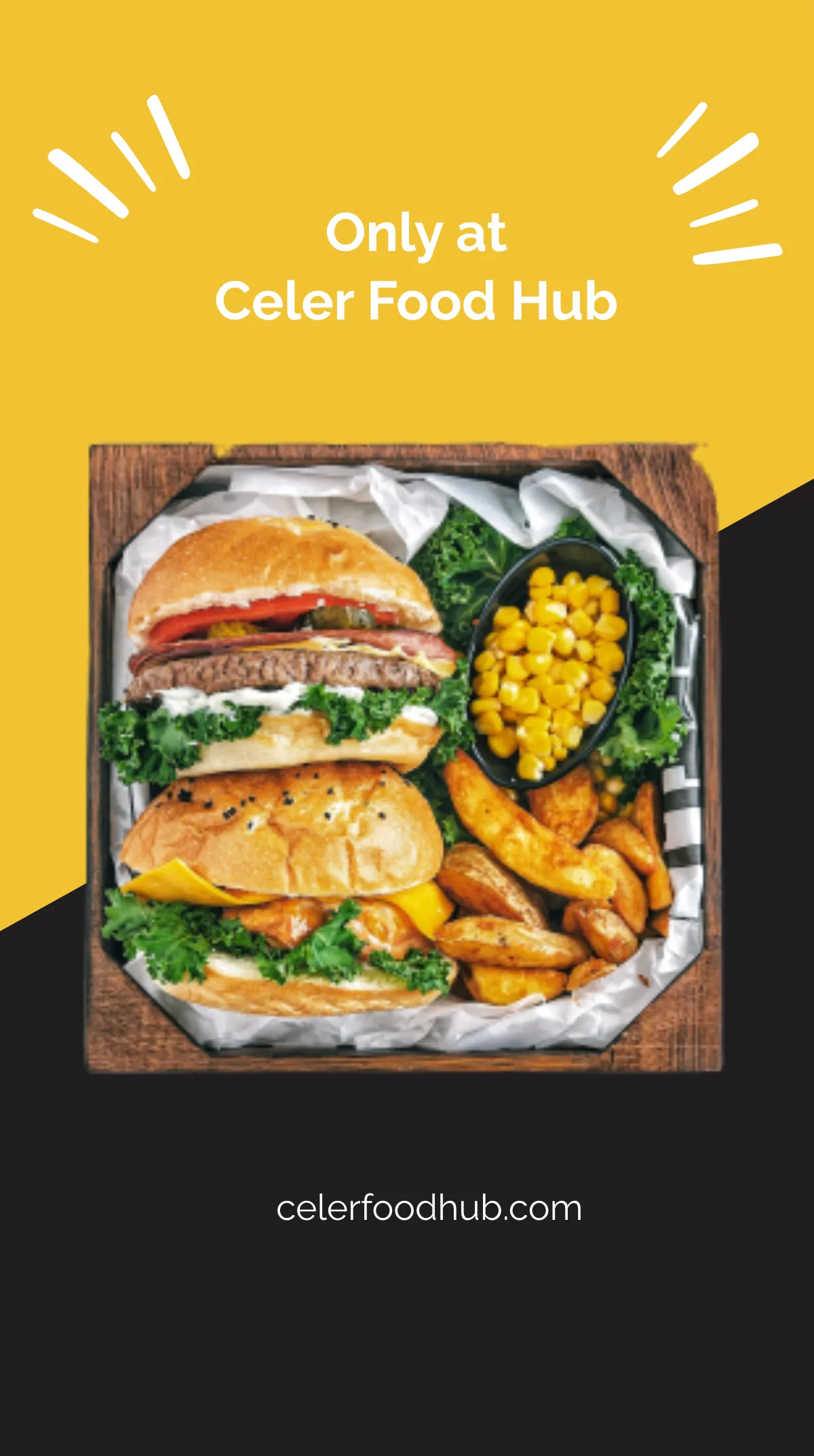 Free Fast Food Instagram Story Template to Edit Online