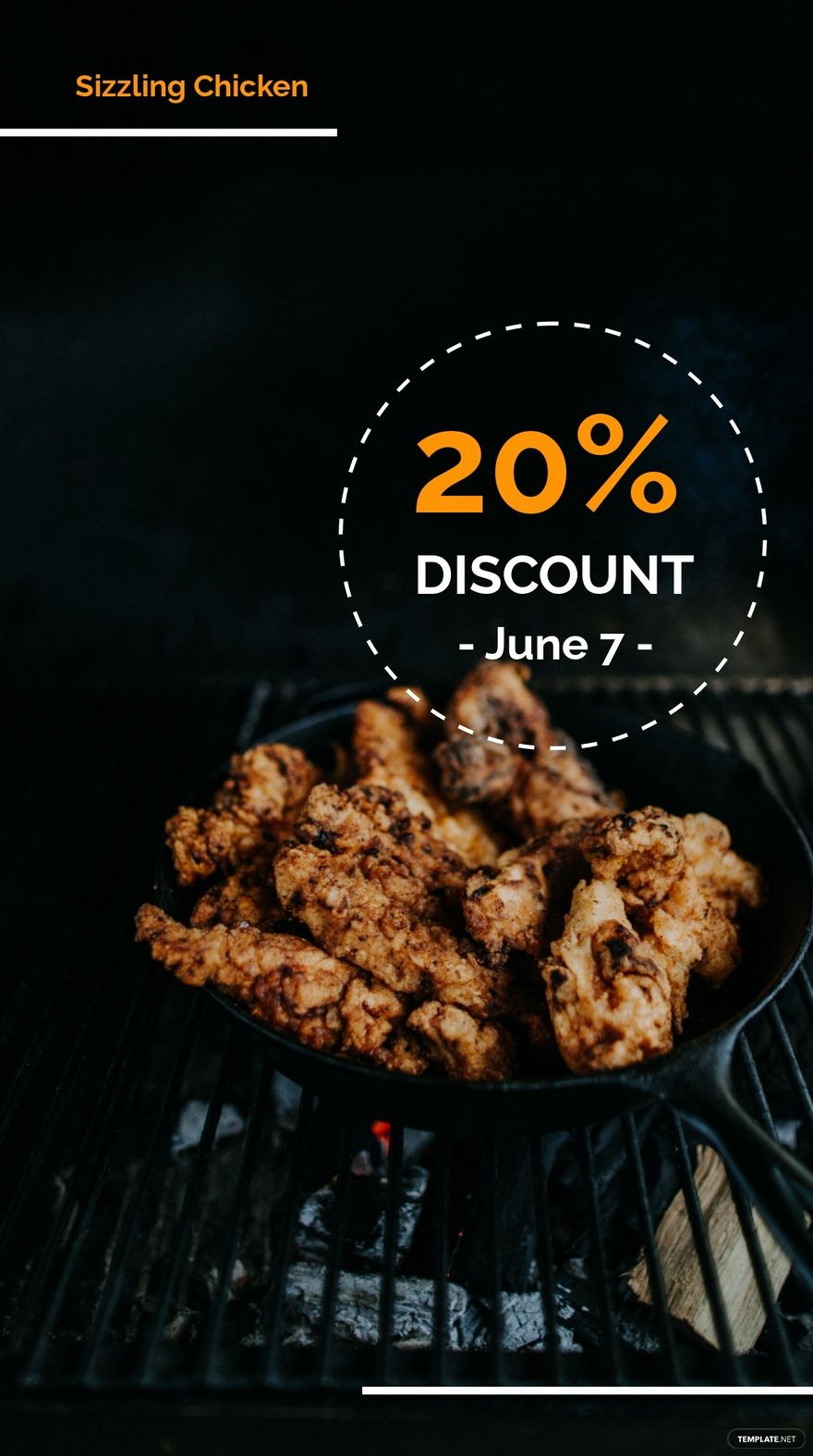 Food Discount Instagram Story Template